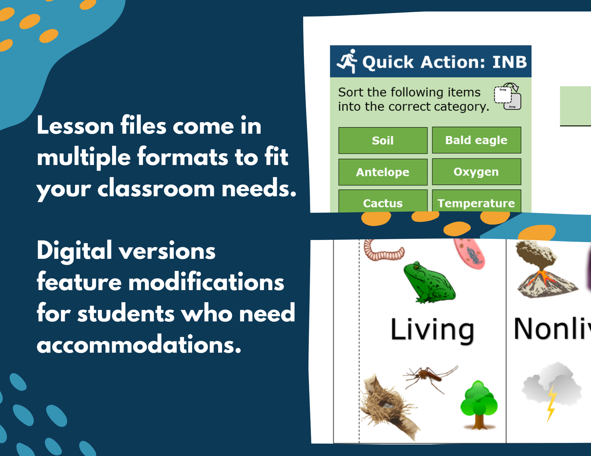Living vs. Nonliving - Complete Lesson Plan - 5th Grade