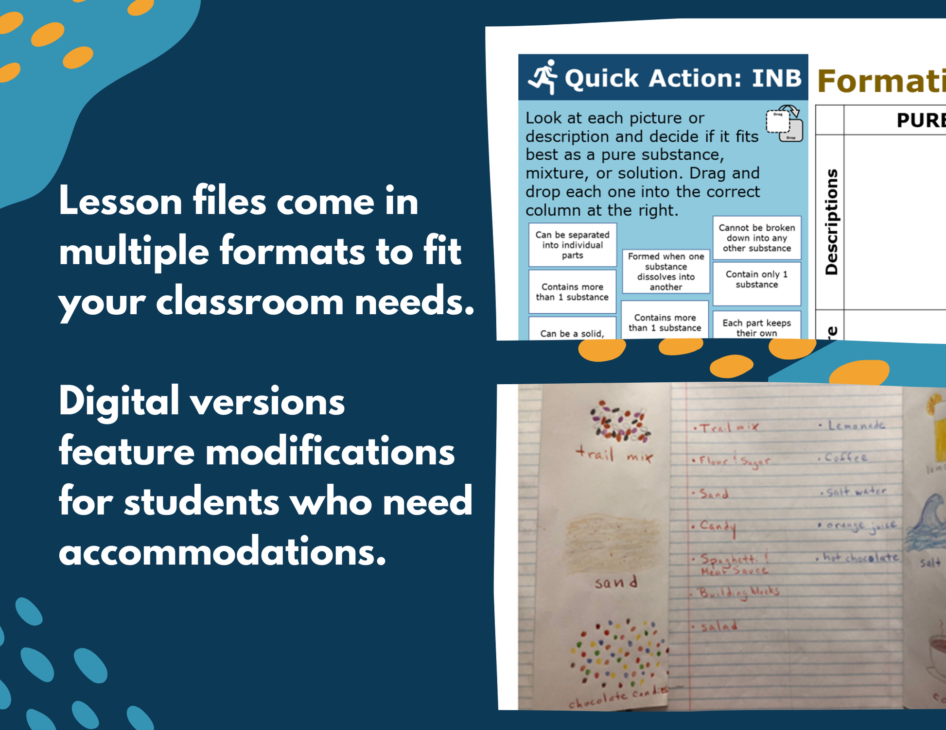 Formation of New Substances - Complete Lesson Plan - 5th Grade