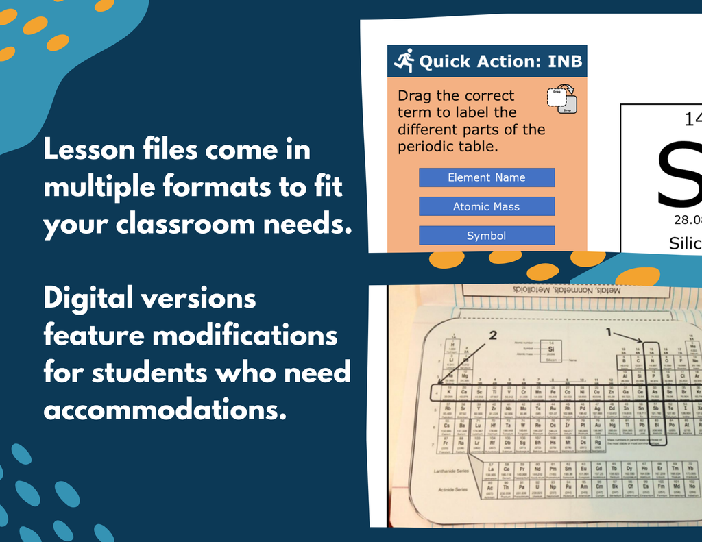 Periodic Table & Reactivity Complete Lesson Plan - MS