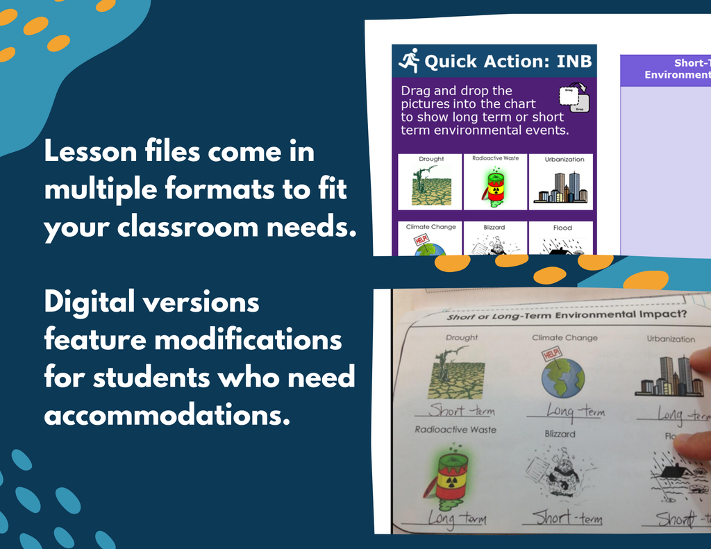 Short & Long-term Environmental Impacts Complete Lesson Plan - MS