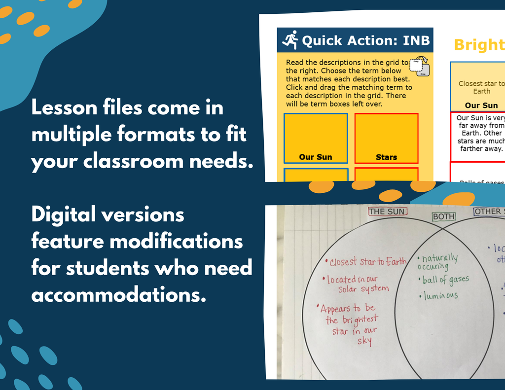 Brightness of the Sun & Stars - Complete Lesson Plan - 5th Grade