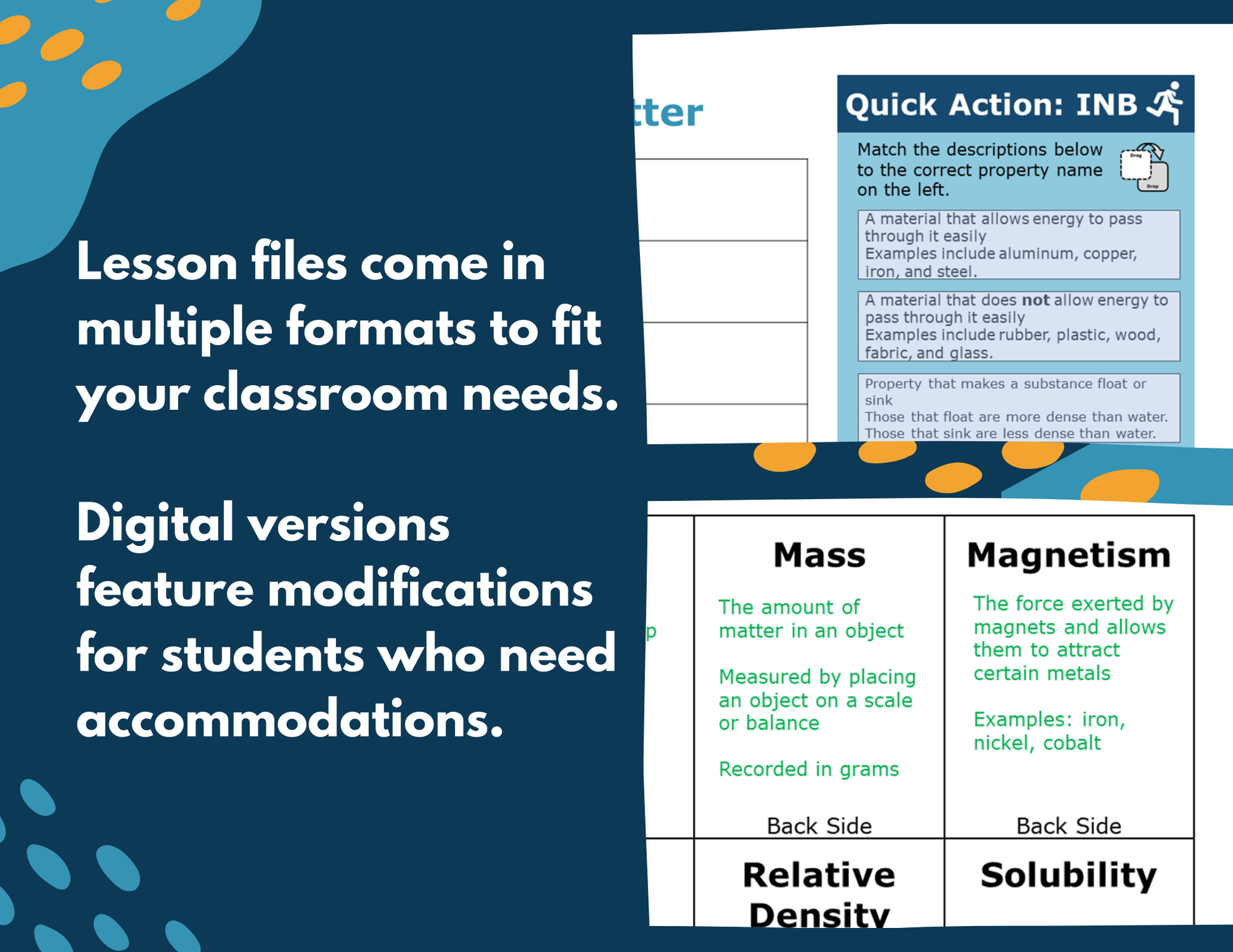 Classifying Matter - Complete Lesson Plan - 5th Grade
