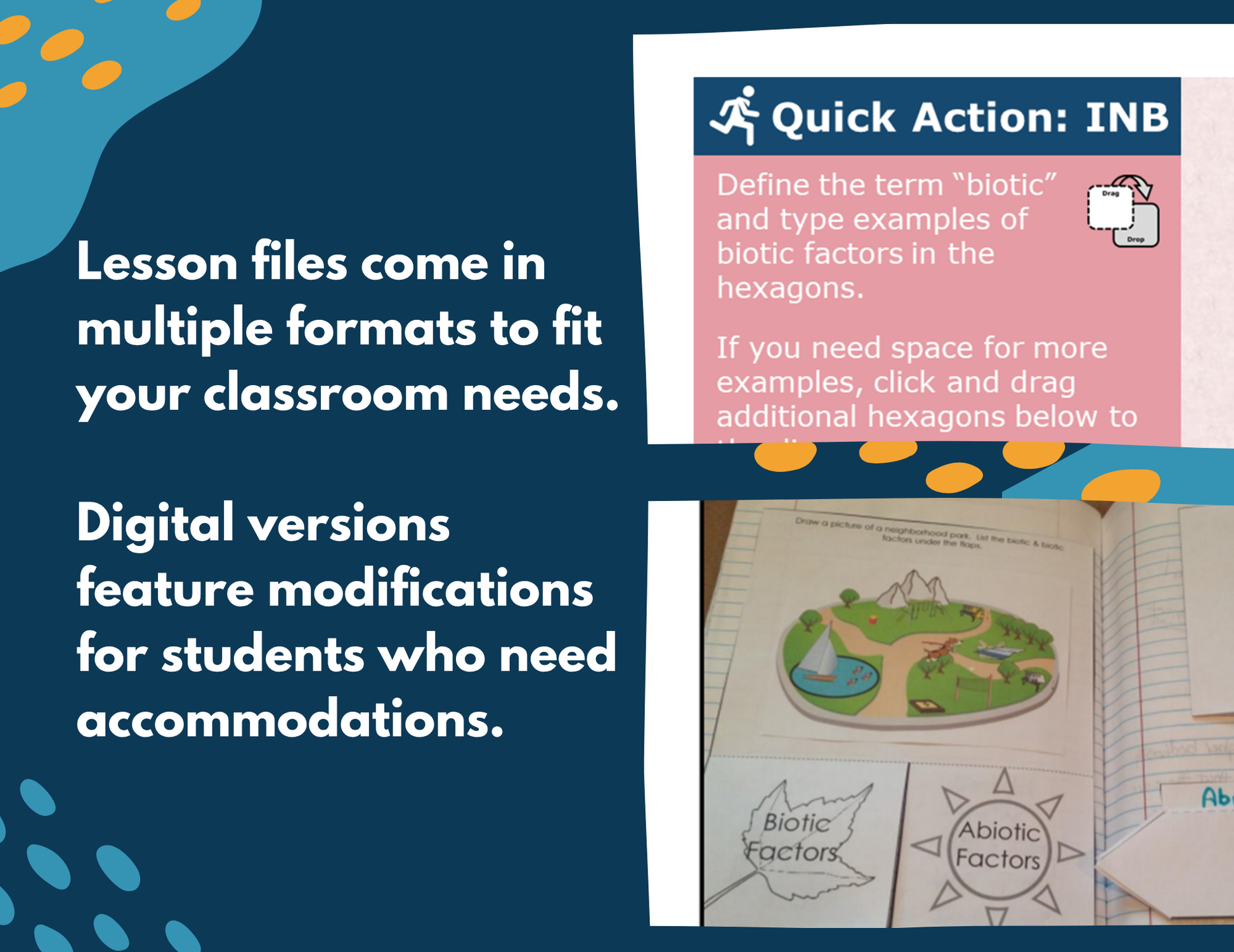 Biotic & Abiotic Factors Complete Lesson Plan - MS