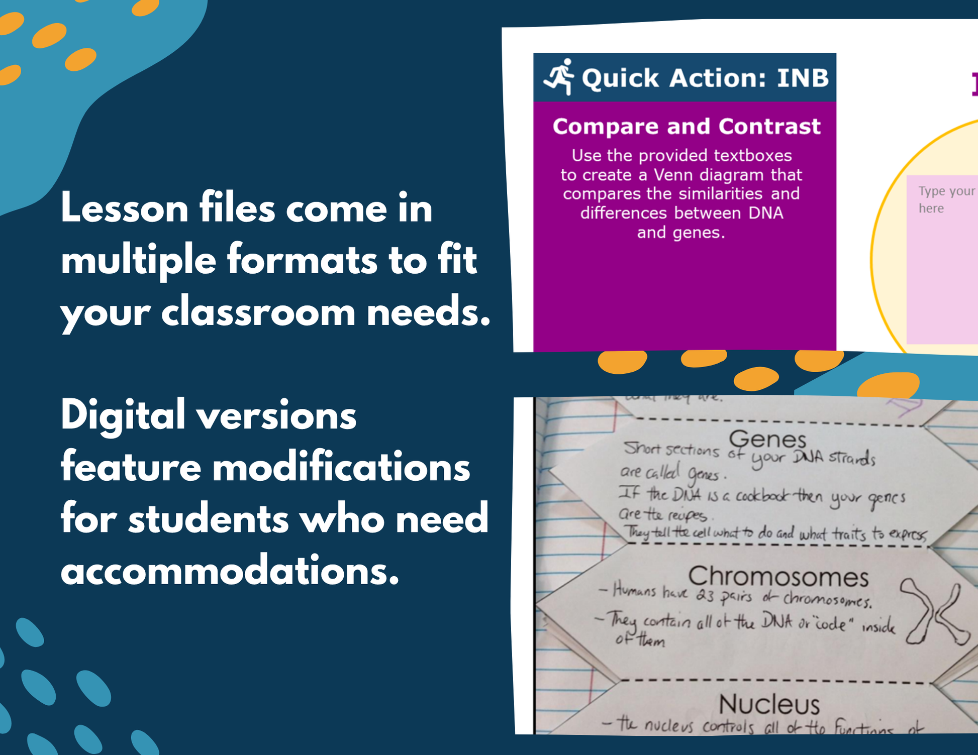 Inherited Traits & DNA Complete Lesson Plan - MS