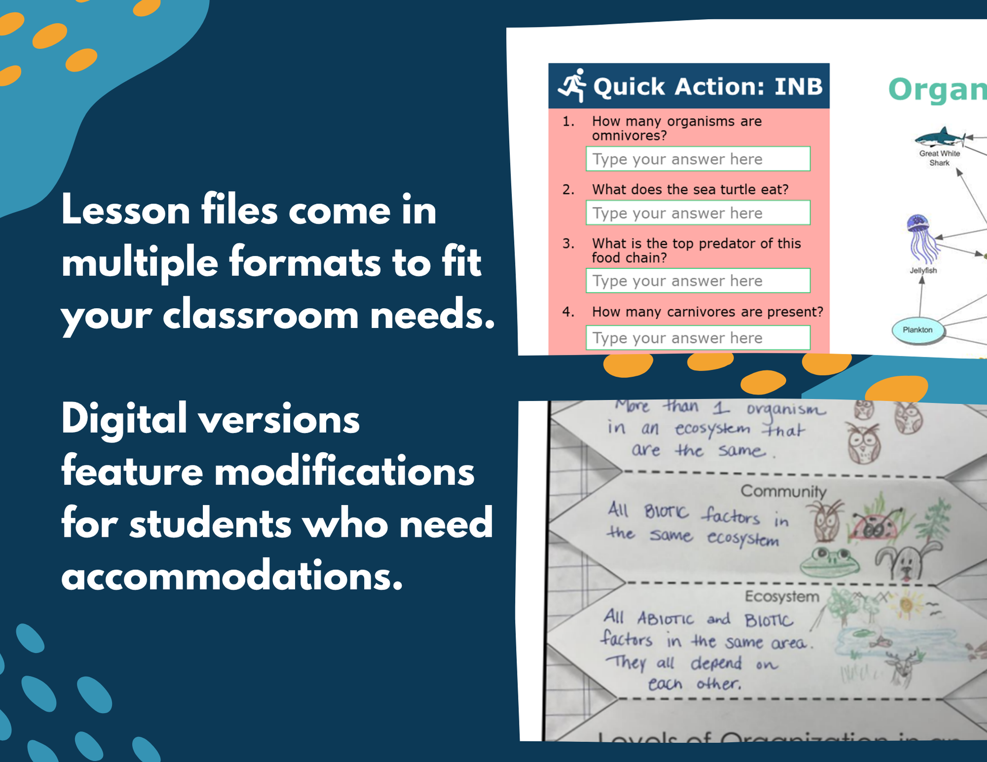 Organism Relationships Complete Lesson Plan - MS
