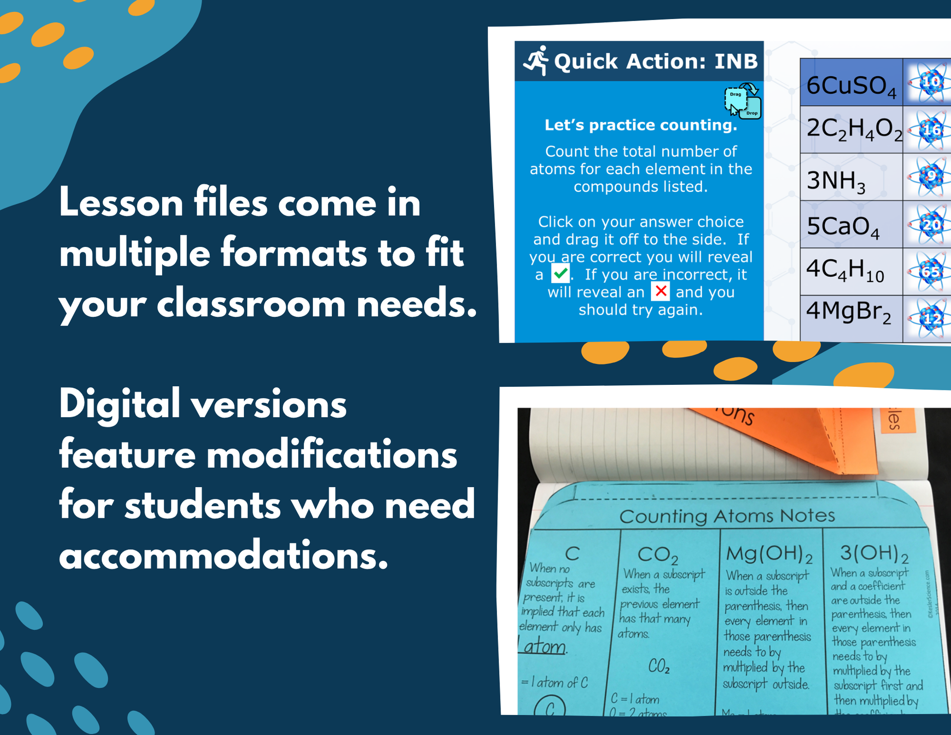 2021 TEKS MS 6-8 5E Lessons: Chemistry Bundle