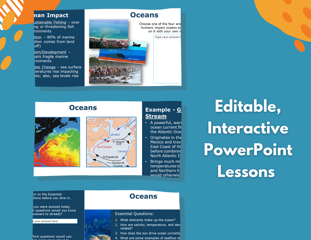 Oceans Complete Lesson Plan - MS