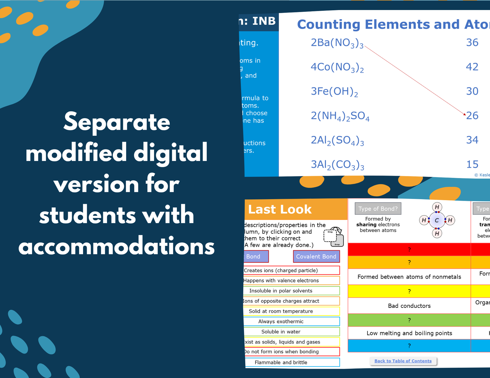 Chemistry Interactive Notebook Pages - Digital & Print INB - MS 6-8