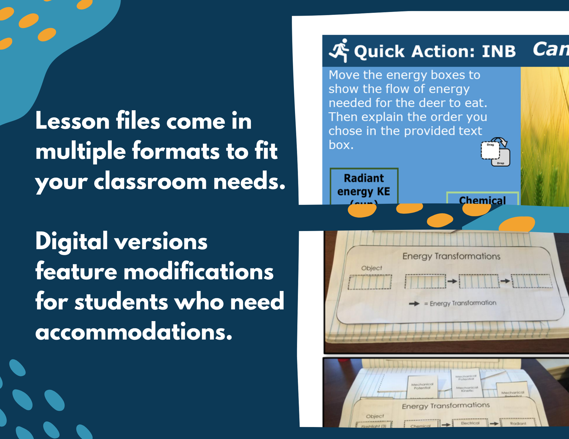 Energy Transformations Complete Lesson Plan - MS