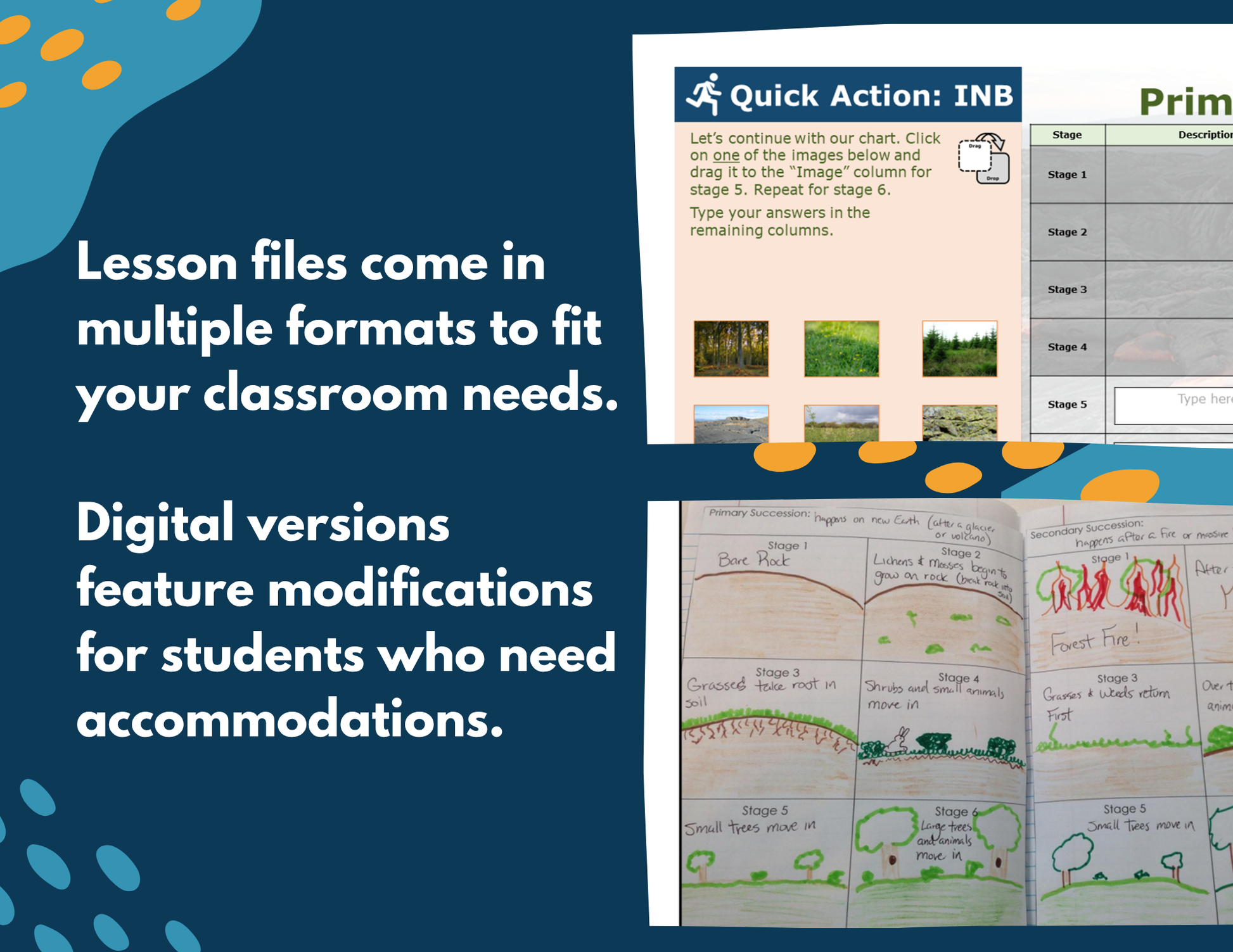Ecological Succession Complete Lesson Plan - MS