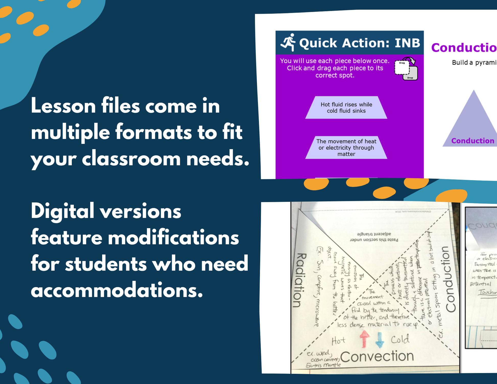 Conduction, Convection, & Radiation Complete Lesson Plan - MS