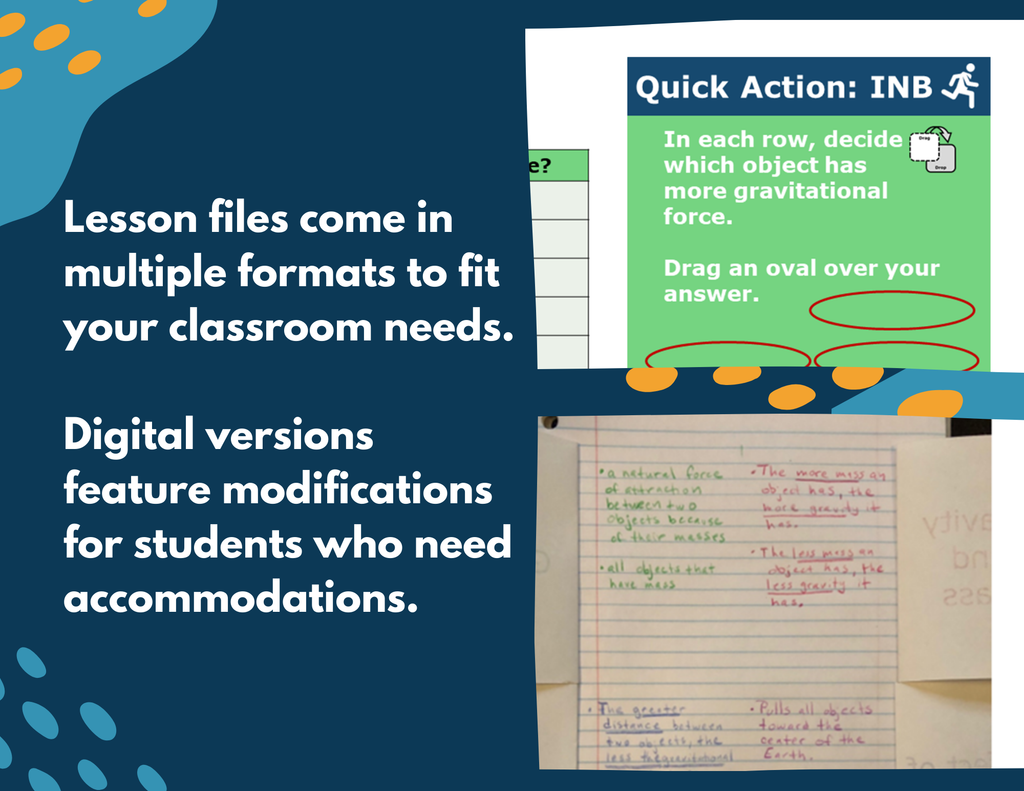 Gravitational Force - Complete Lesson Plan - 5th Grade
