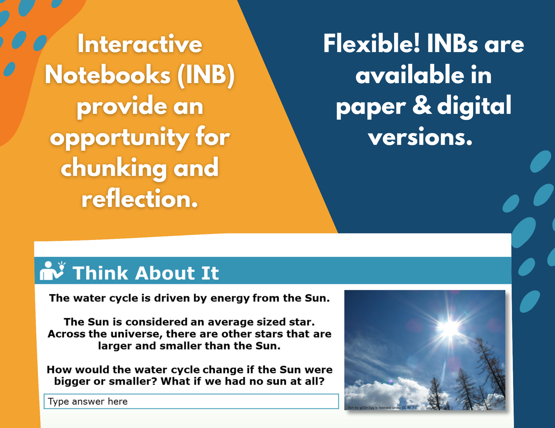 5th Grade Earth Science Interactive Notebook Set - Digital & Print INB