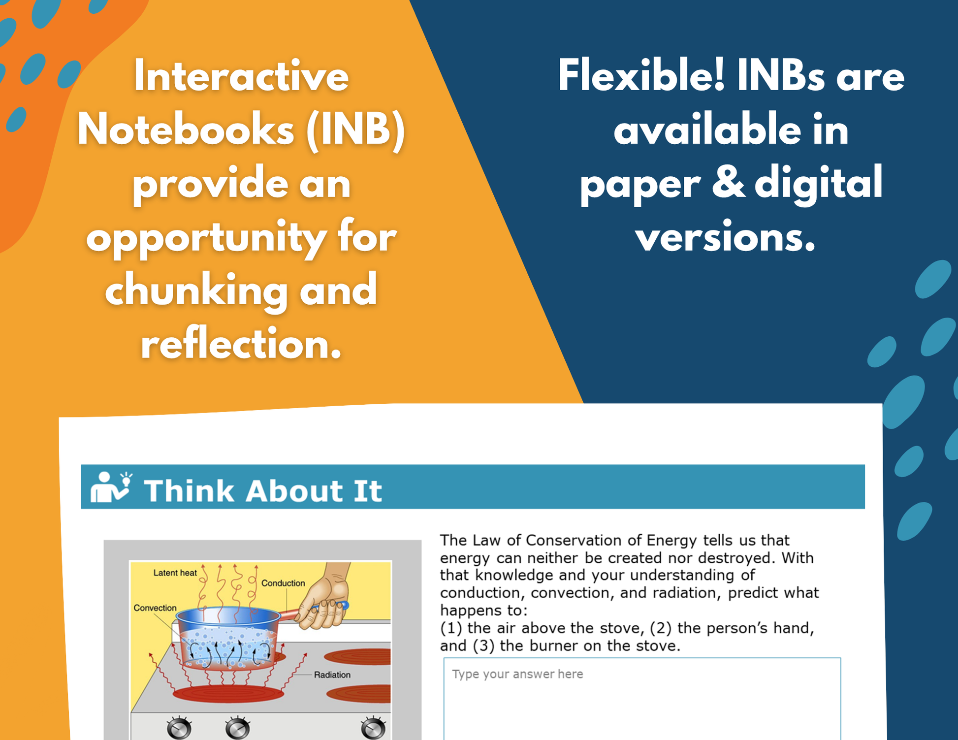 Energy Interactive Notebook Pages - Digital & Print INB - MS 6-8