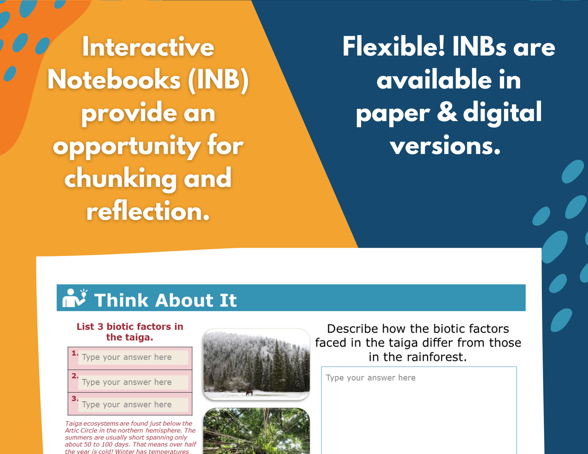 Biotic & Abiotic Factors Complete Lesson Plan - MS