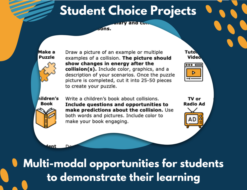 Changes in Energy as Objects Collide Complete Lesson Plan - NGSS 4-PS3-3 - 4th