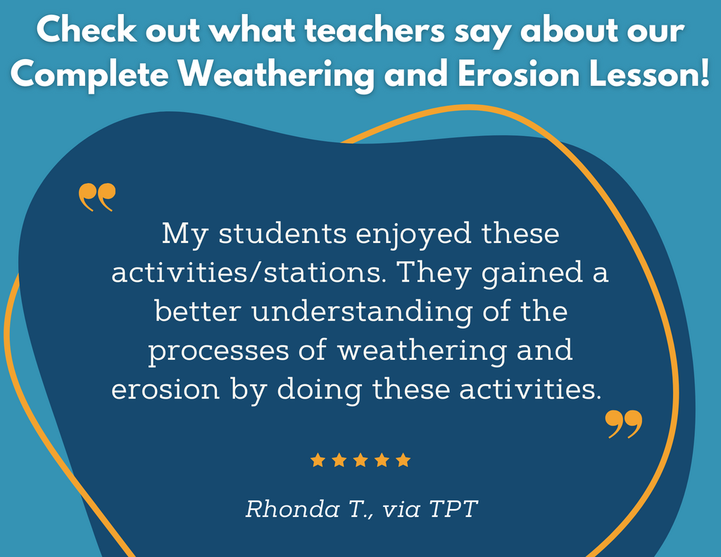 Weathering, Erosion, & Deposition Complete Lesson Plan - MS