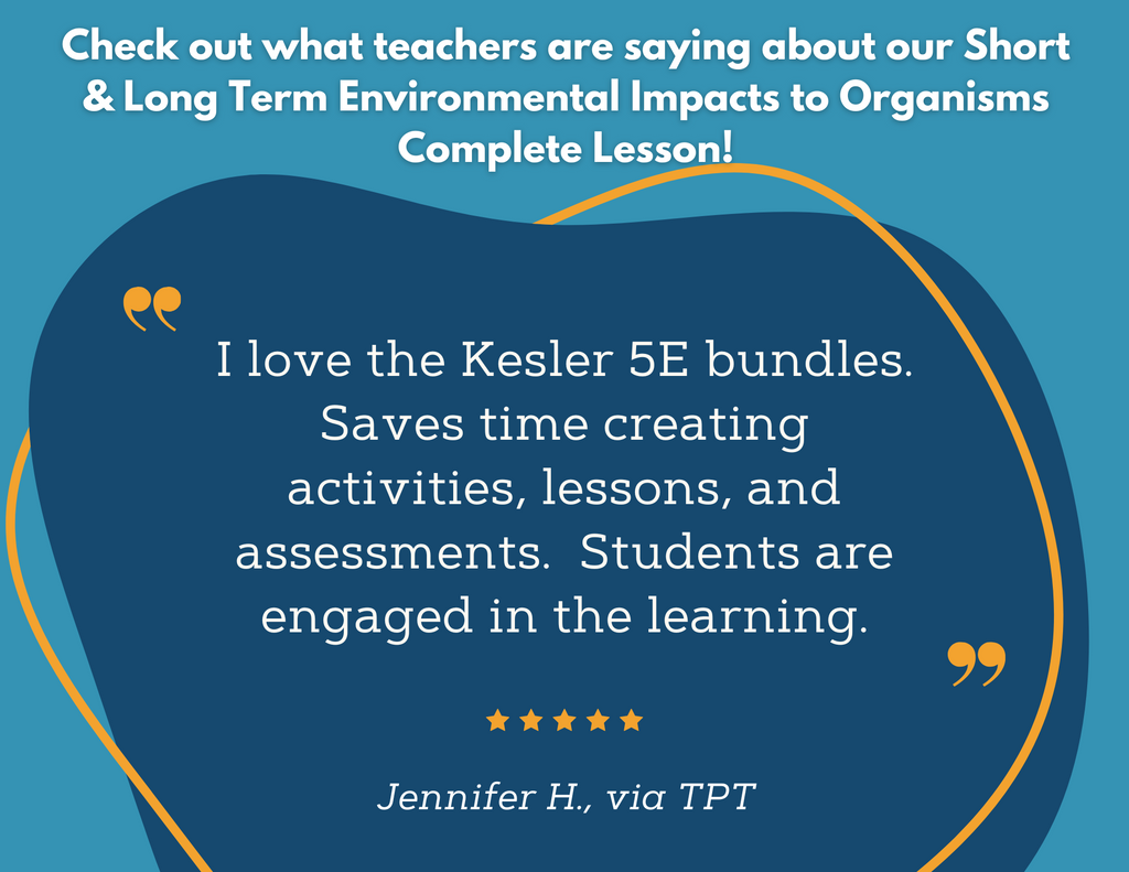 Short & Long-term Environmental Impacts Complete Lesson Plan - MS
