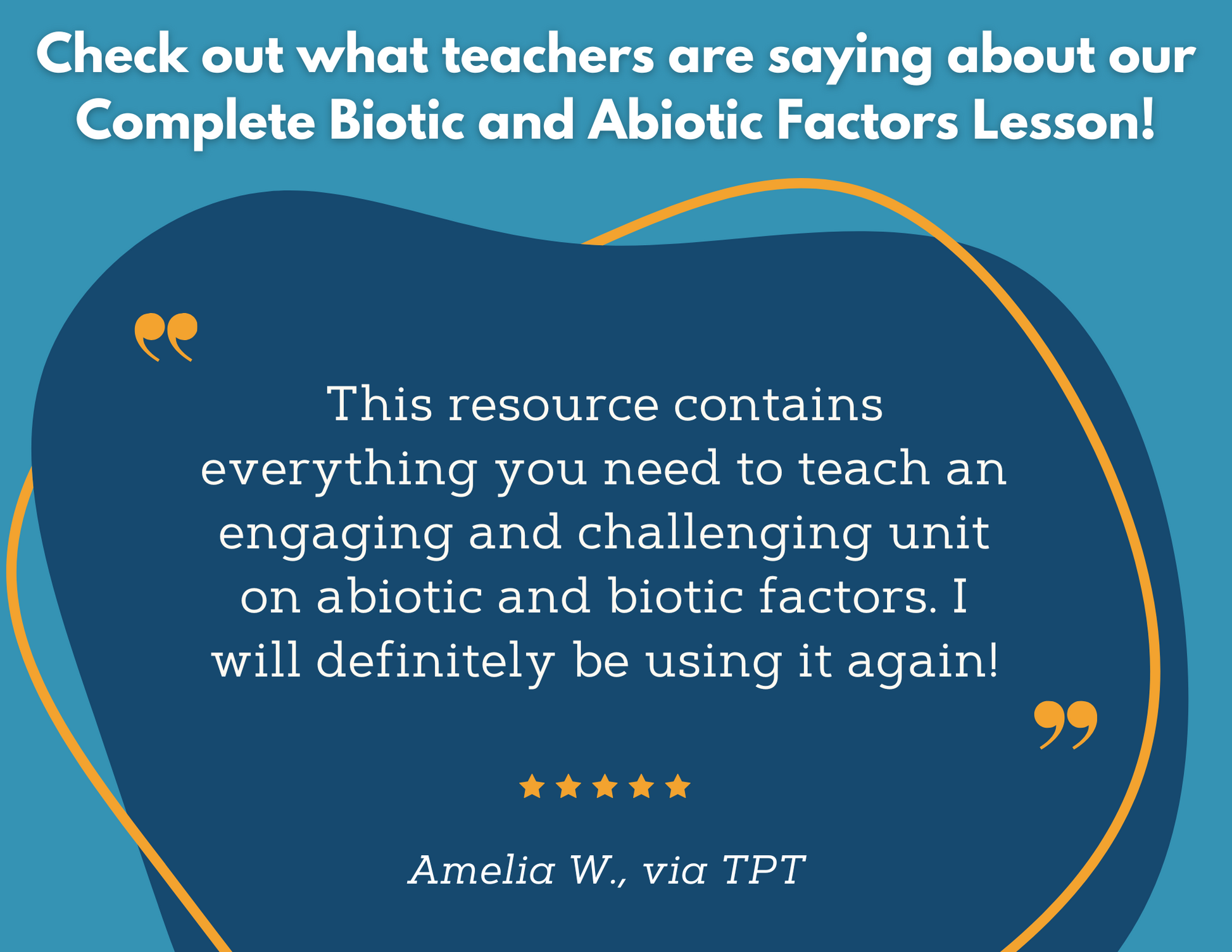Biotic & Abiotic Factors Complete Lesson Plan - MS