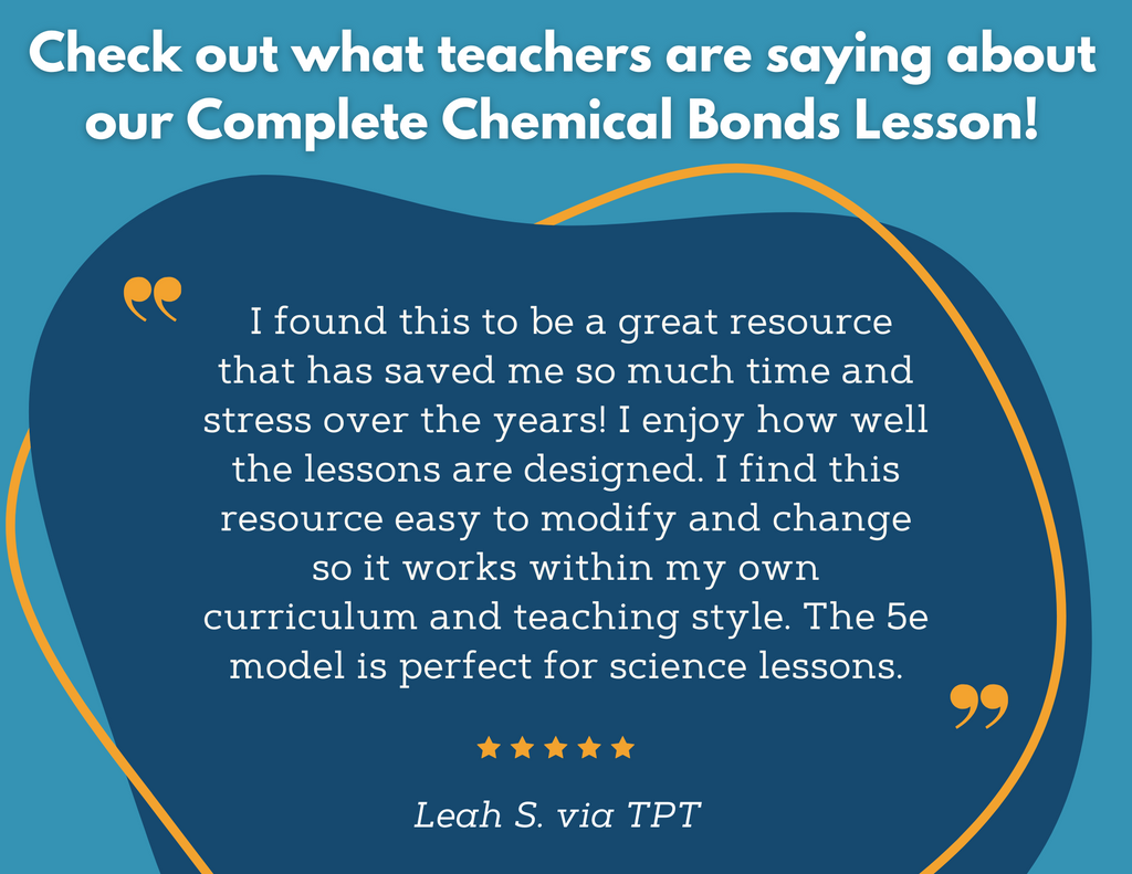 Chemical Bonds Complete Lesson Plan - MS