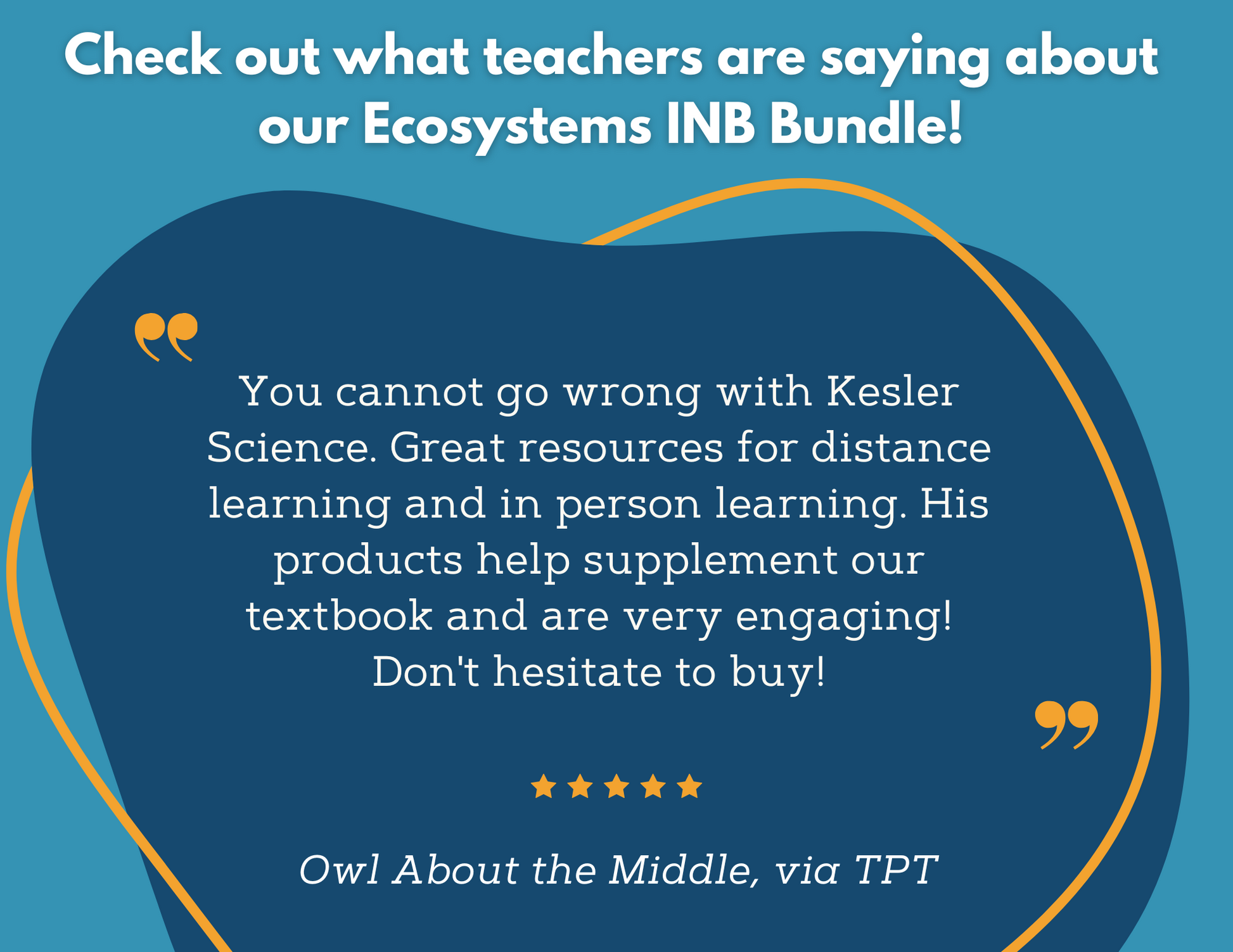 Ecosystems Interactive Notebook Pages - Digital & Print INB - MS 6-8