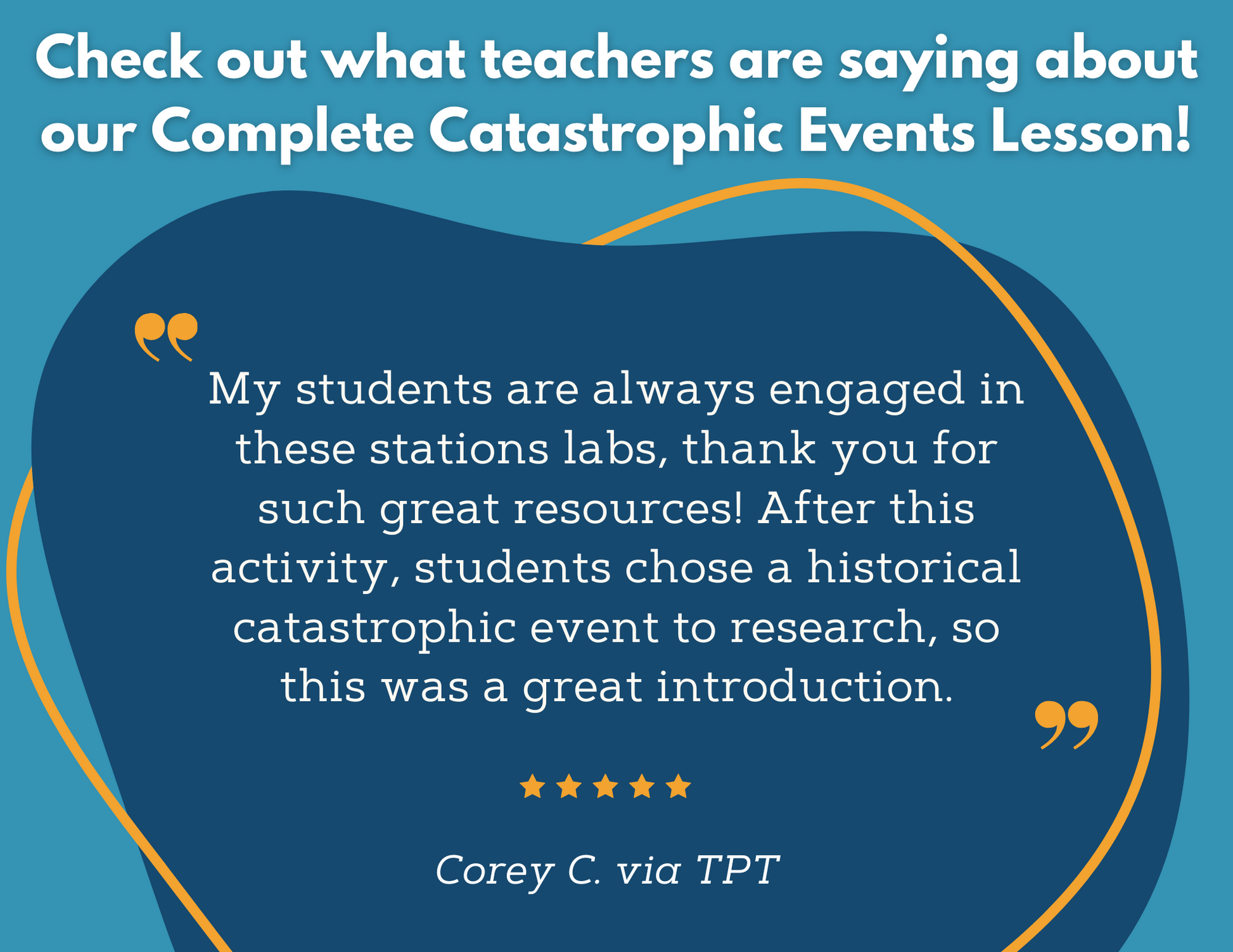 Catastrophic Events Complete Lesson Plan - MS