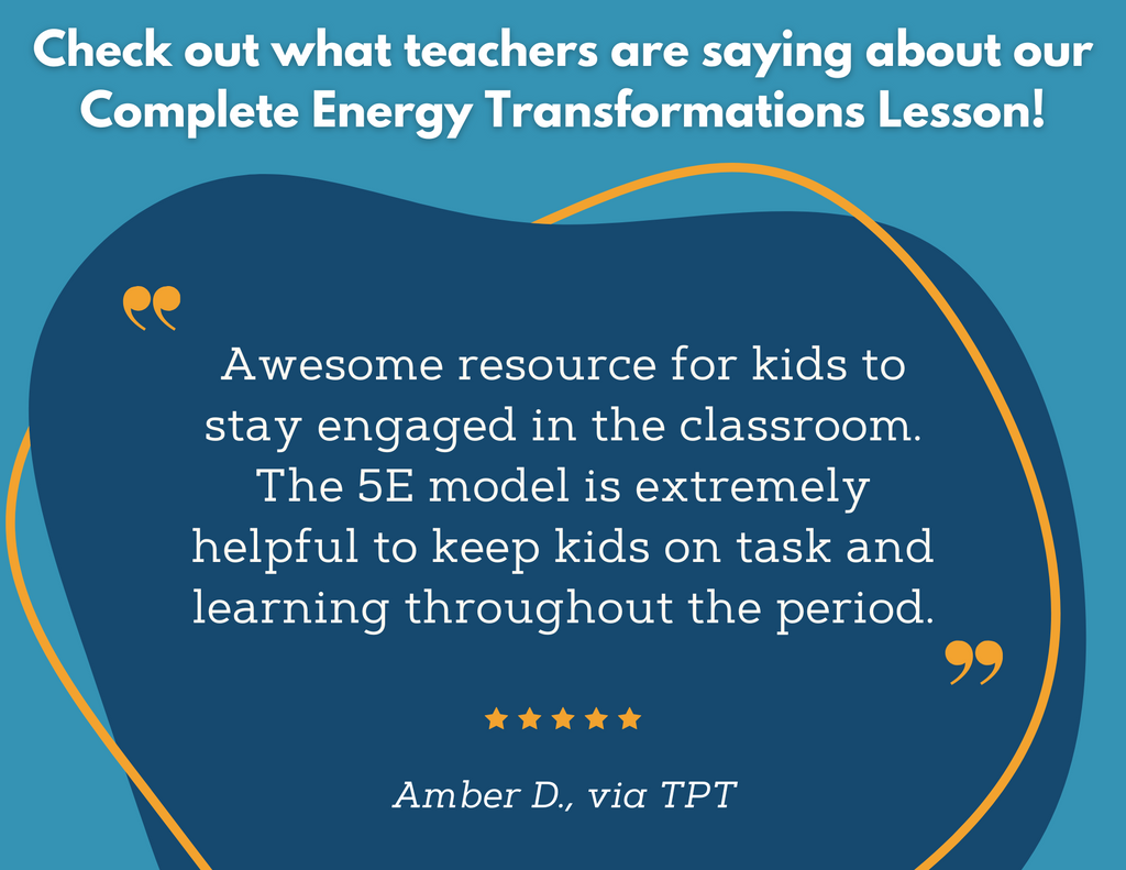 Energy Transformations Complete Lesson Plan - MS