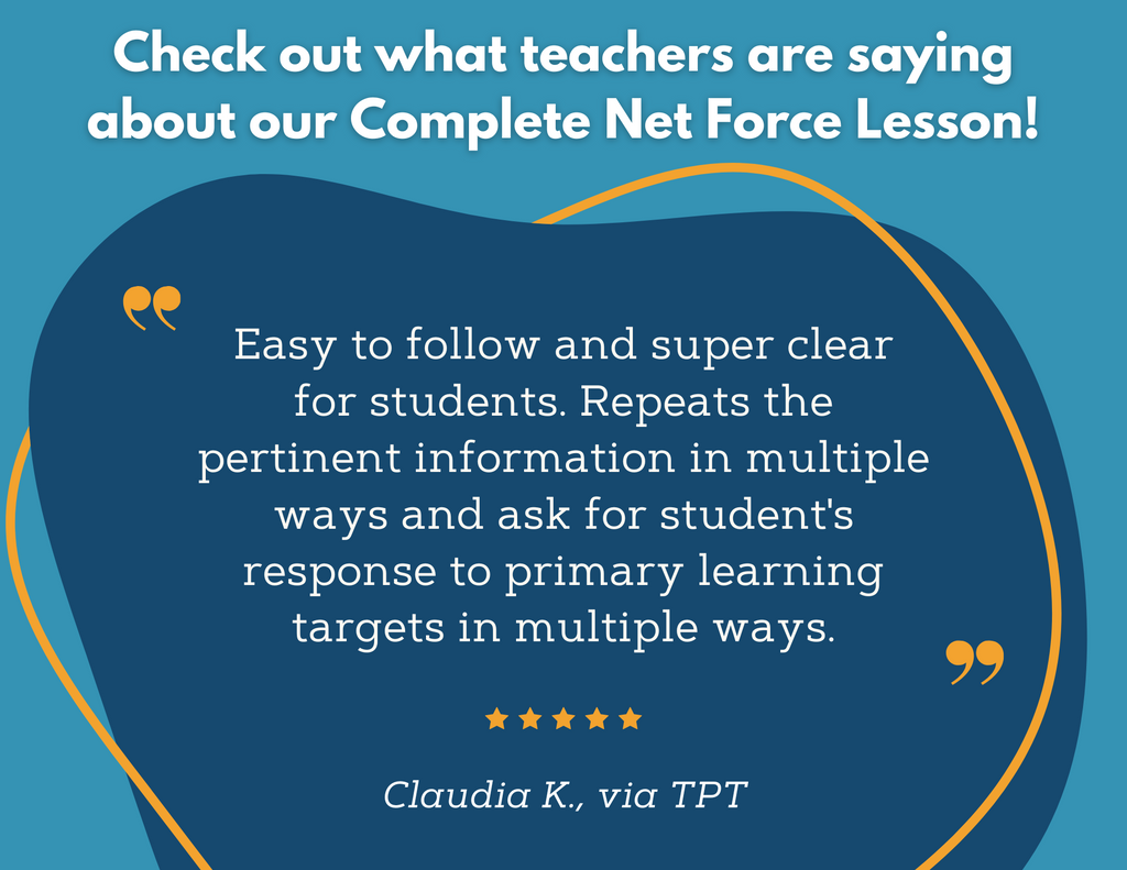 Net Force Complete Lesson Plan - MS