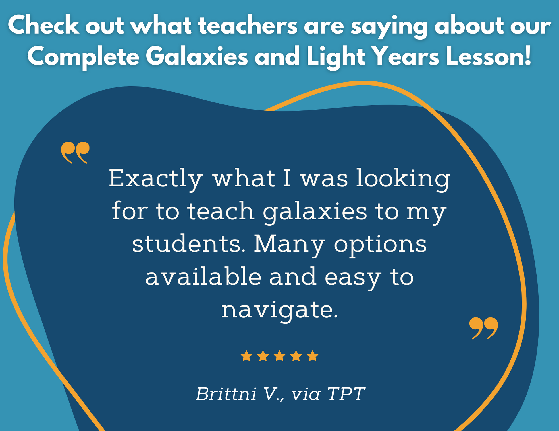Galaxies & Light Years Complete Lesson Plan - MS