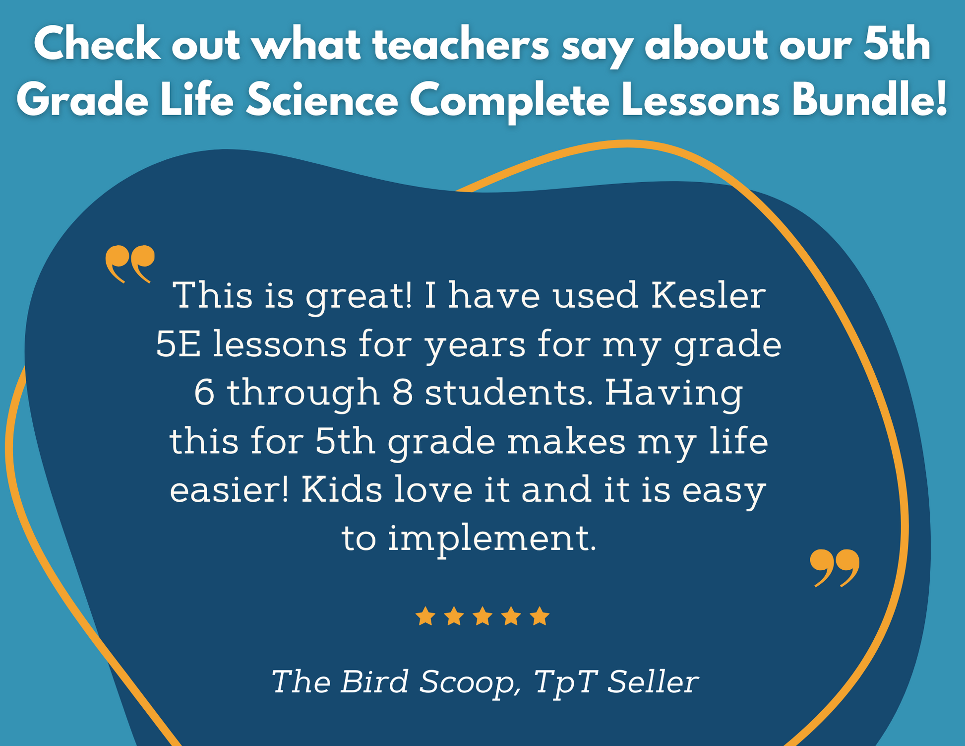 2021 TEKS 5E Lessons: 5th Grade Life Science Bundle