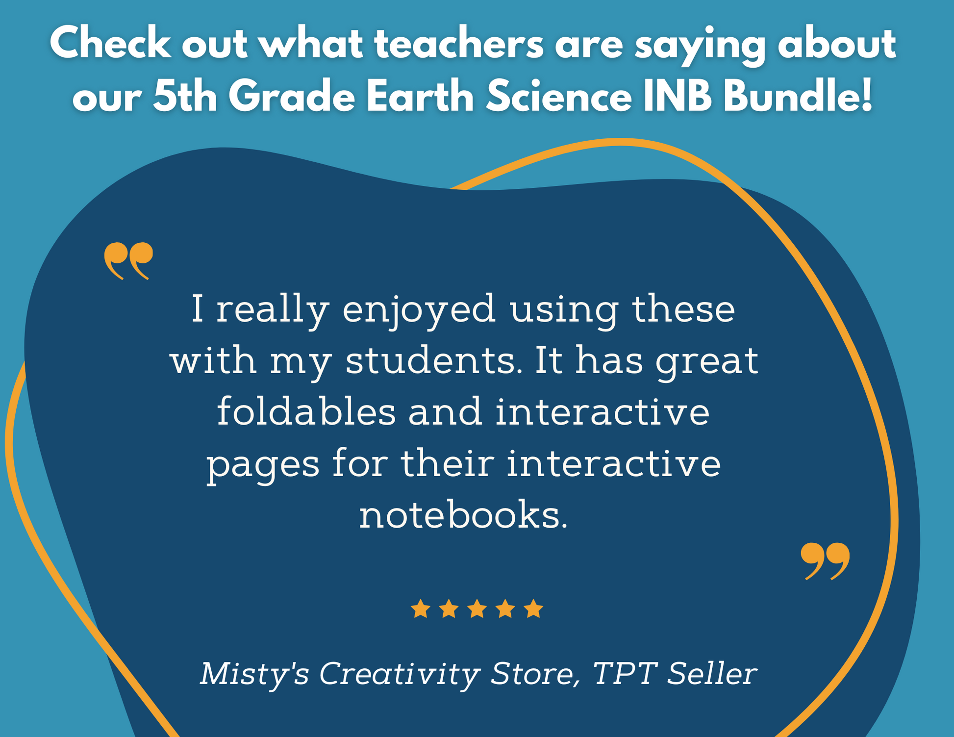 5th Grade Earth Science Interactive Notebook Set - Digital & Print INB