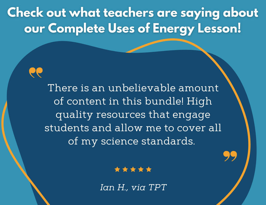 Uses of Energy - Complete Lesson Plan - 5th Grade