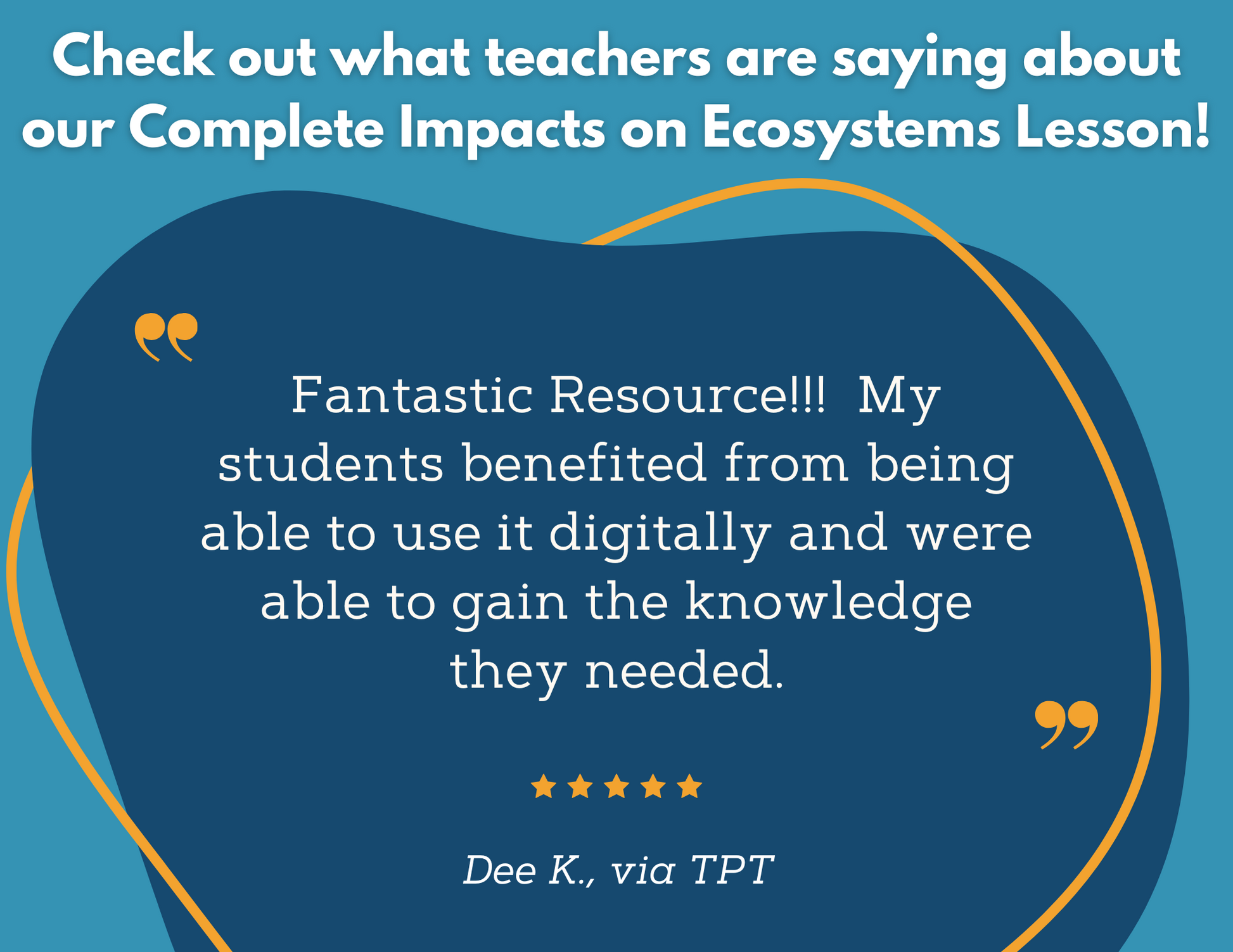 Impacts on Ecosystems - Complete Lesson Plan - 5th Grade