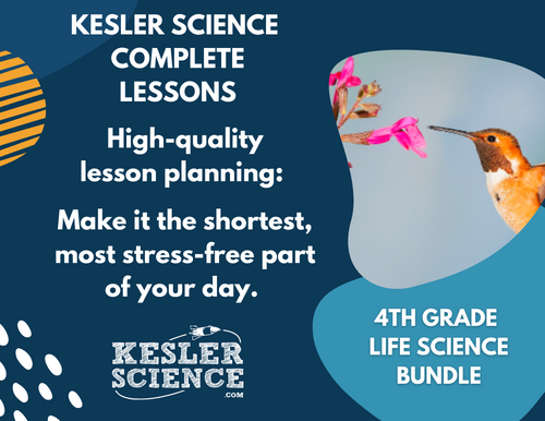 2021 TEKS 5E Lessons: 4th Grade Life Science Bundle
