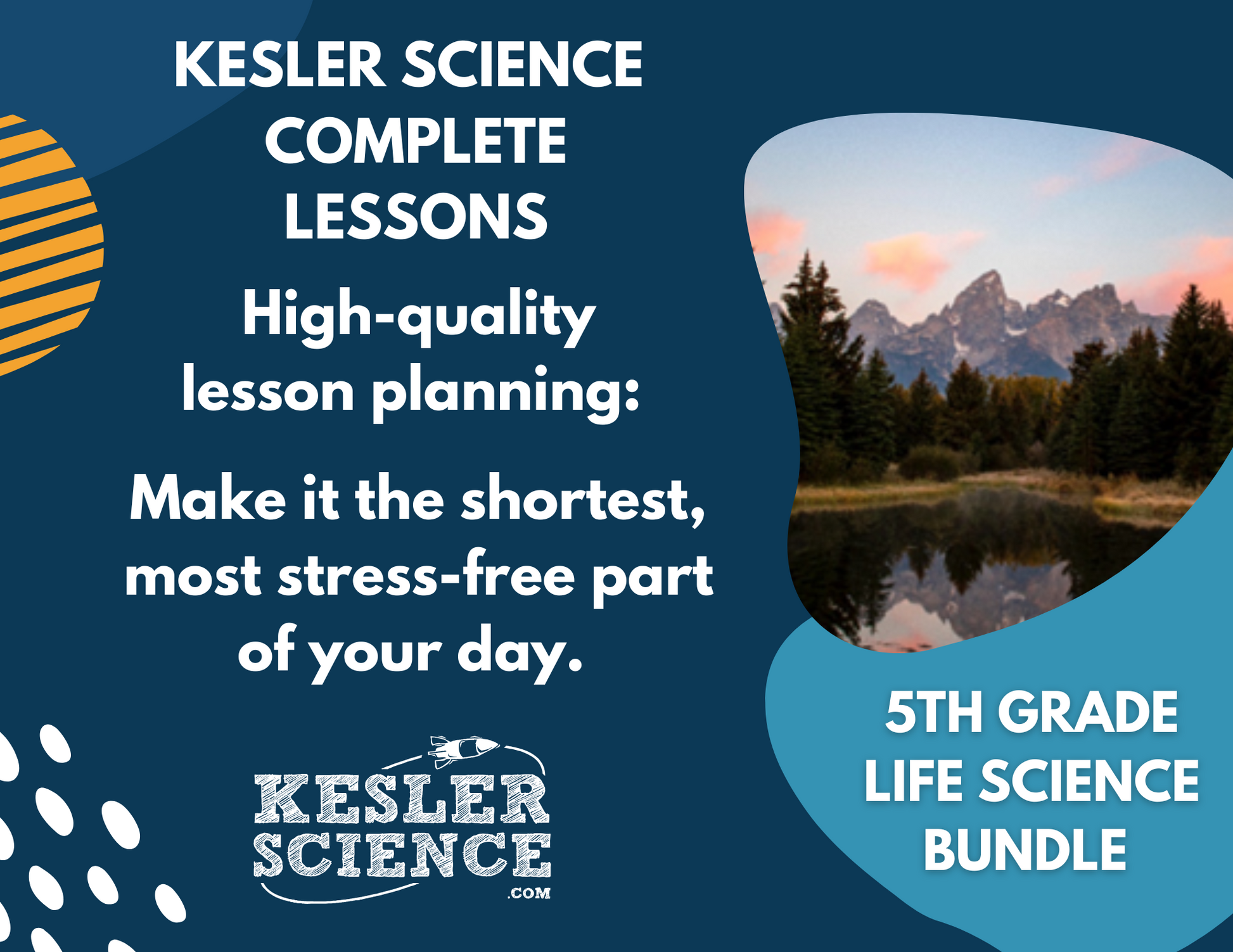 2021 TEKS 5E Lessons: 5th Grade Life Science Bundle