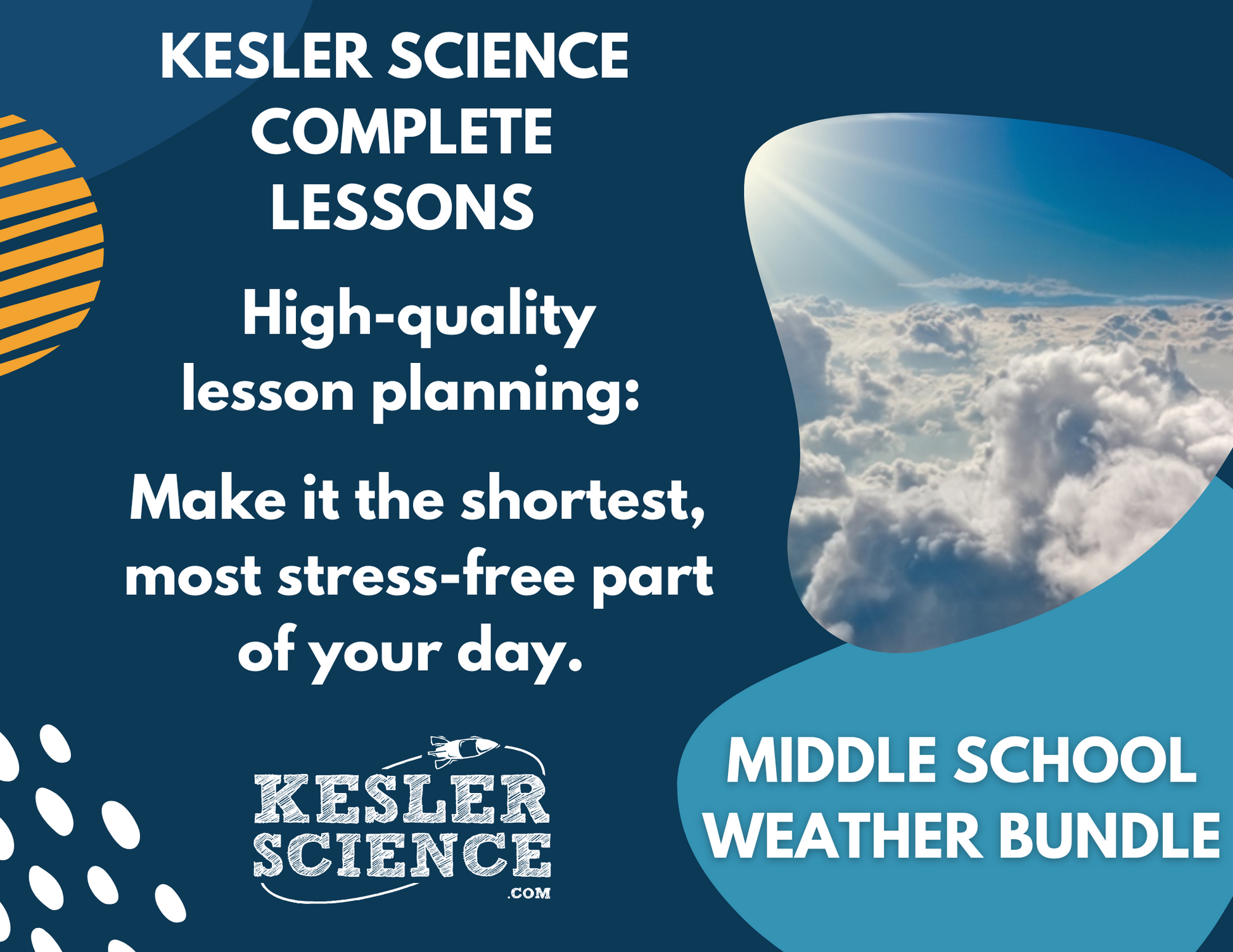 2021 TEKS MS 6-8 5E Lessons: Weather Bundle