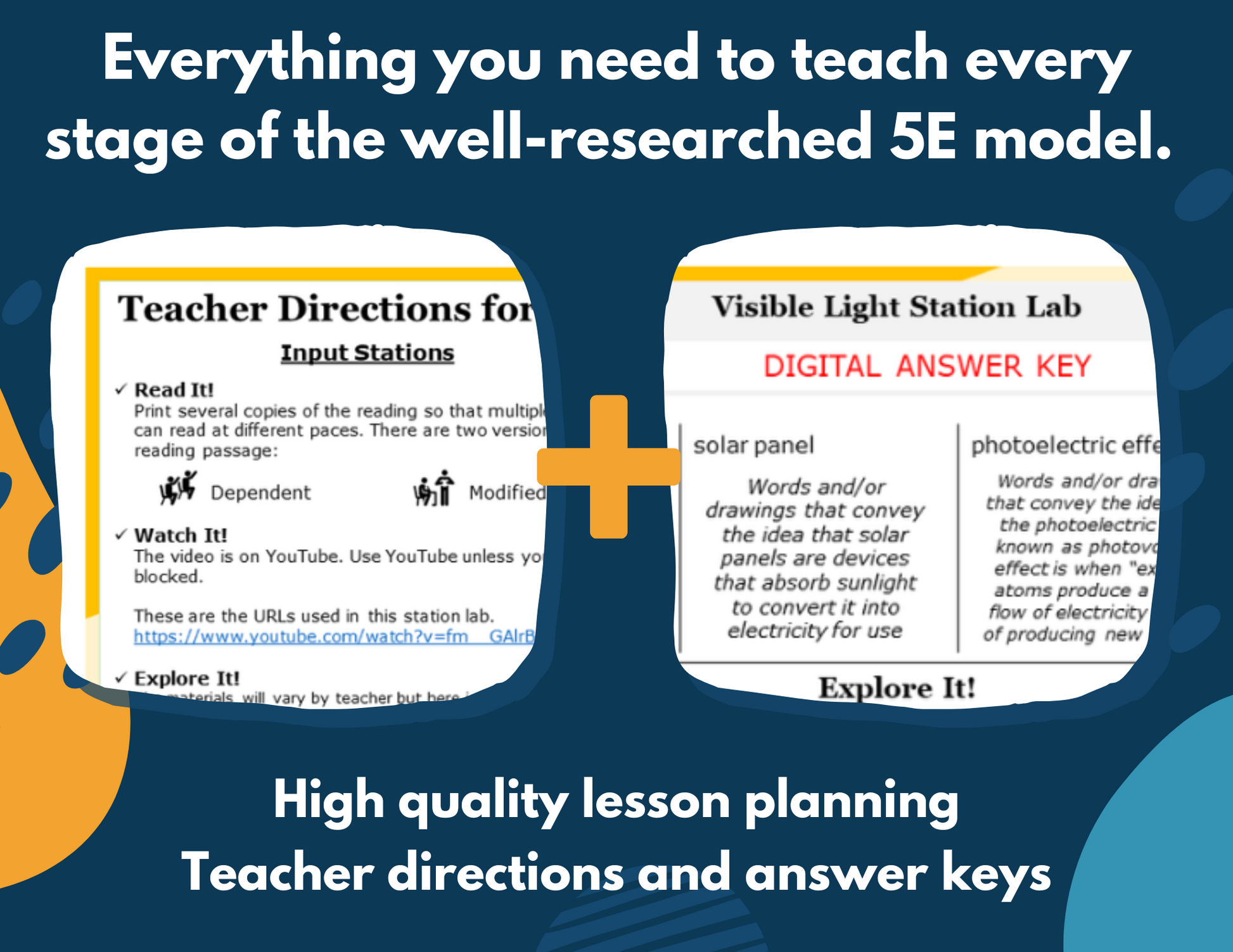 2021 TEKS MS 6-8 5E Lessons: Energy Bundle