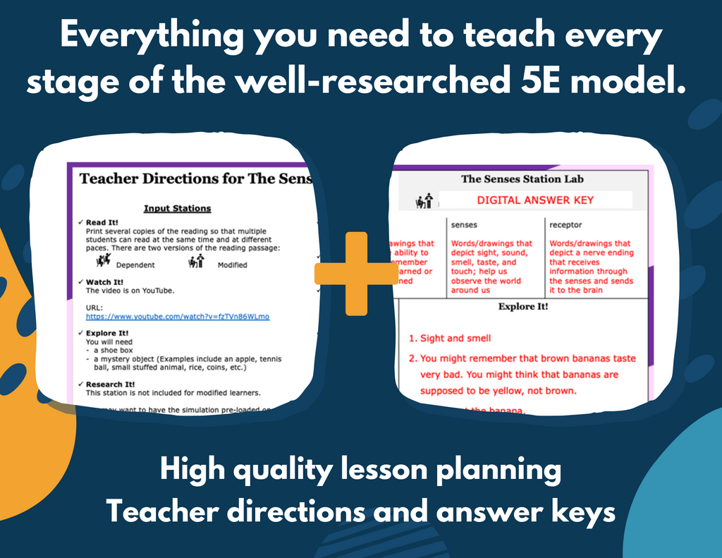2021 TEKS 5E Lessons: 4th Grade Life Science Bundle