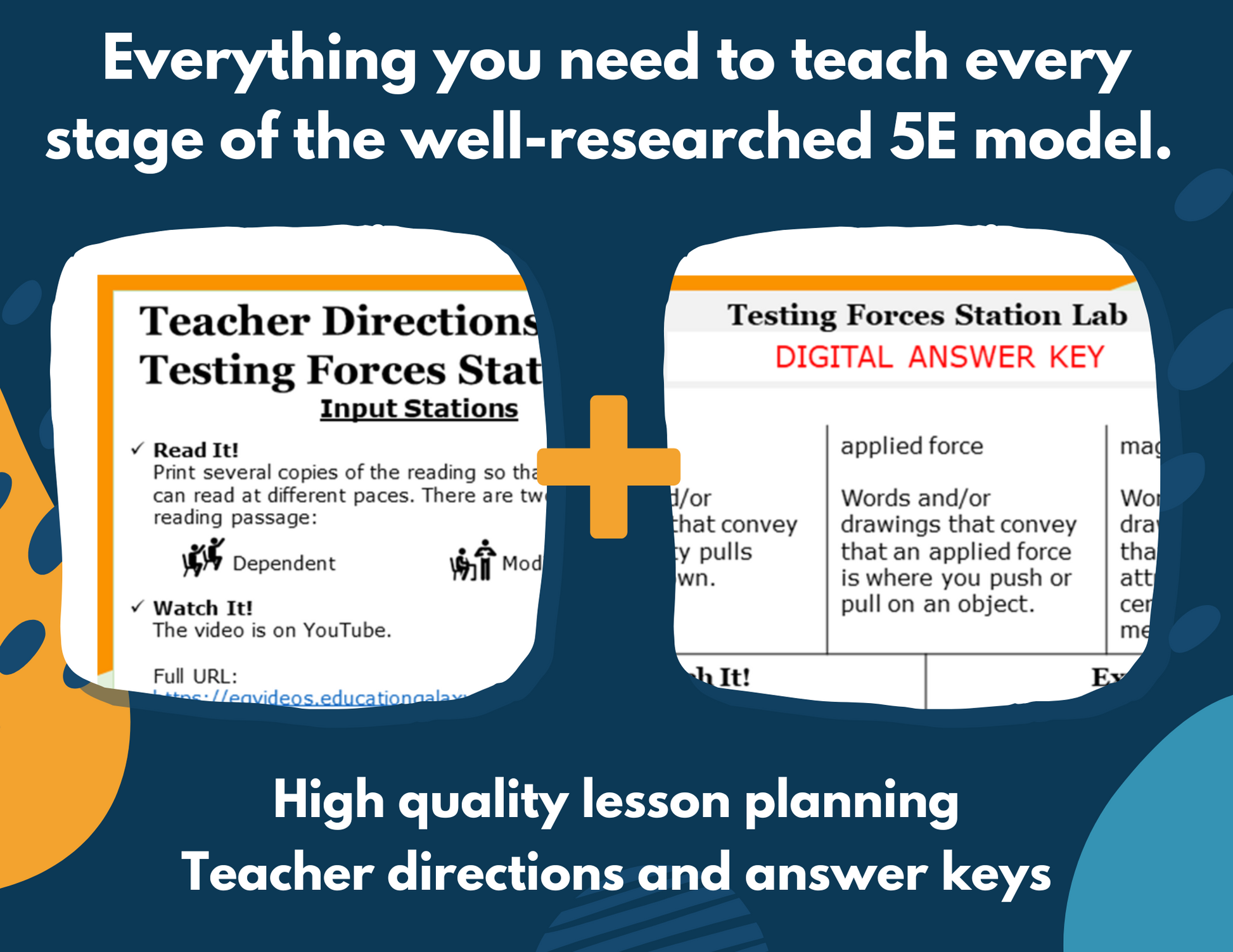 Testing Forces - Complete Lesson Plan - 5th Grade