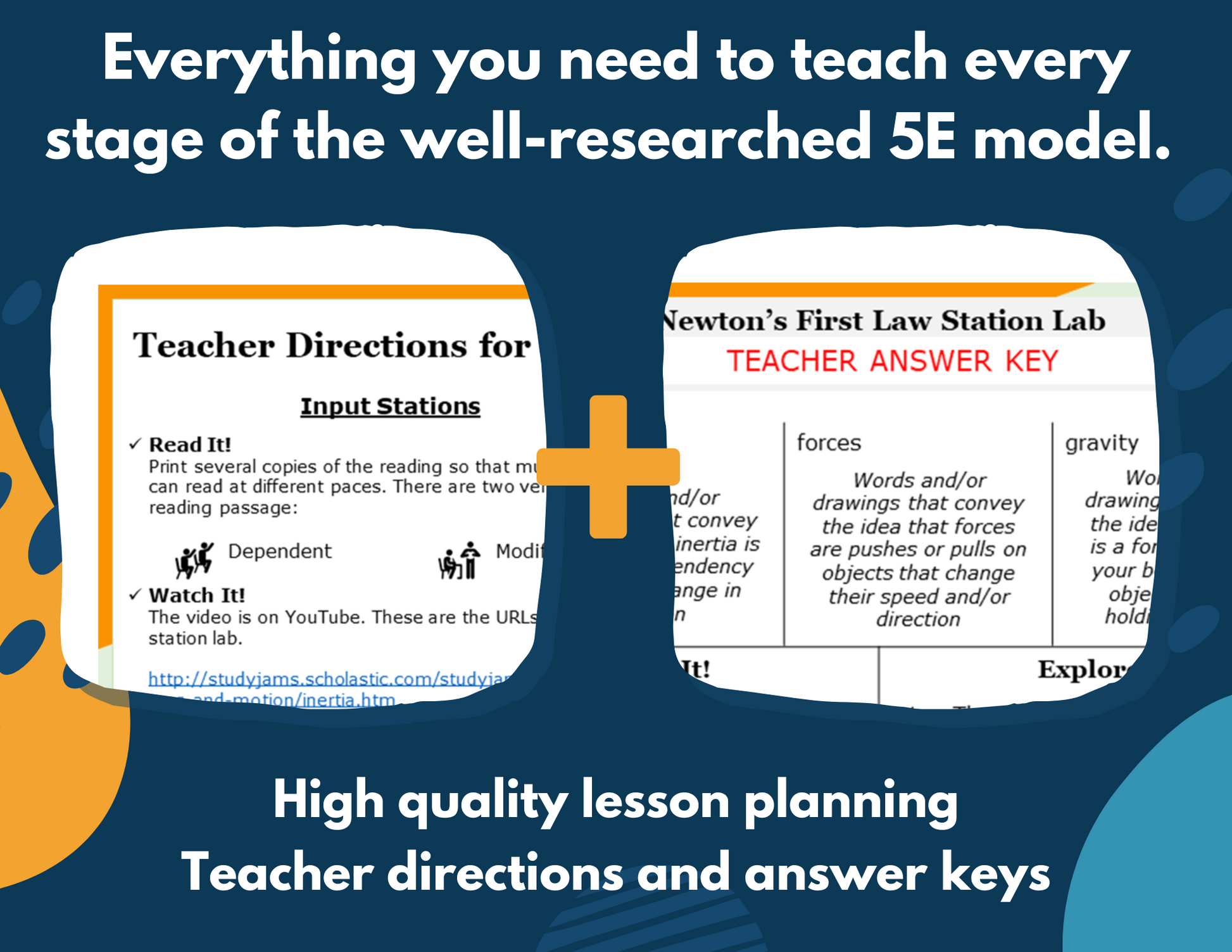 Newton's Laws Complete Lesson Plan - MS