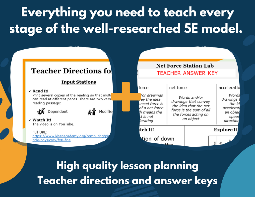 Net Force Complete Lesson Plan - MS