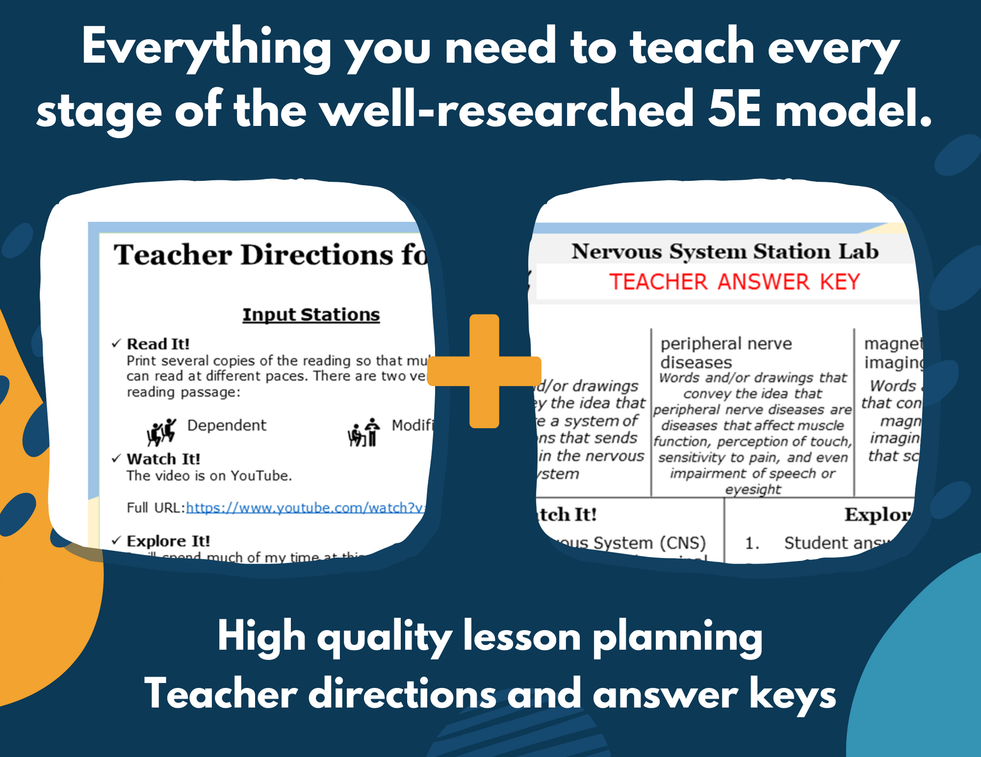 Nervous System Complete Lesson Plan - MS