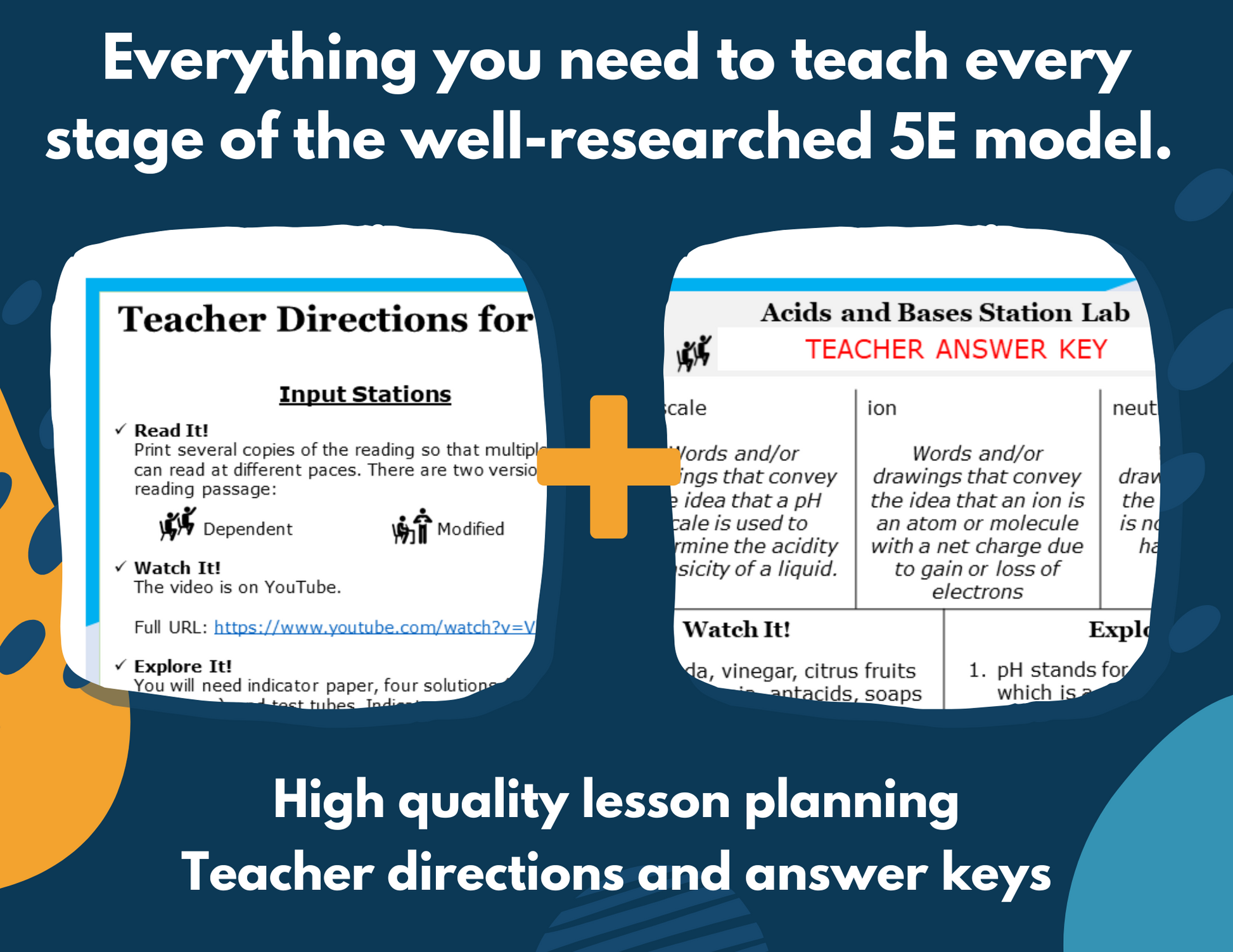 2021 TEKS MS 6-8 5E Lessons: Chemistry Bundle