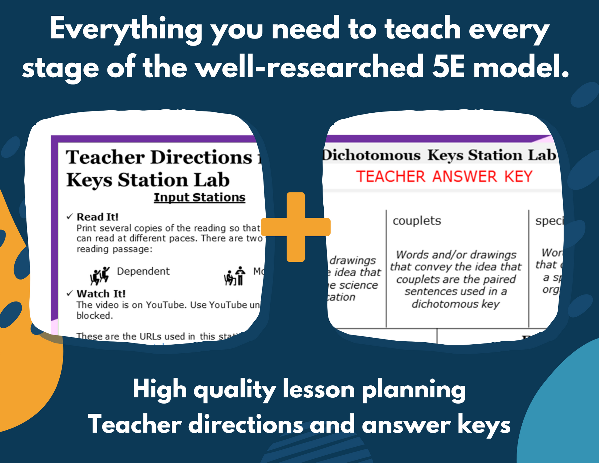 Dichotomous Keys Complete Lesson Plan - MS