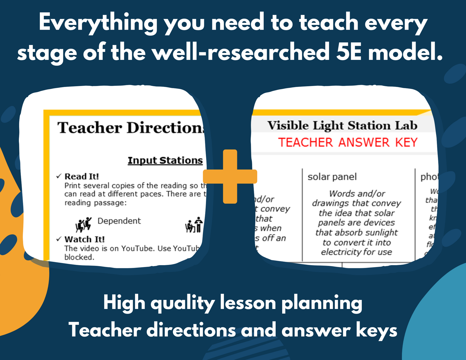 Visible Light Complete Lesson Plan - MS