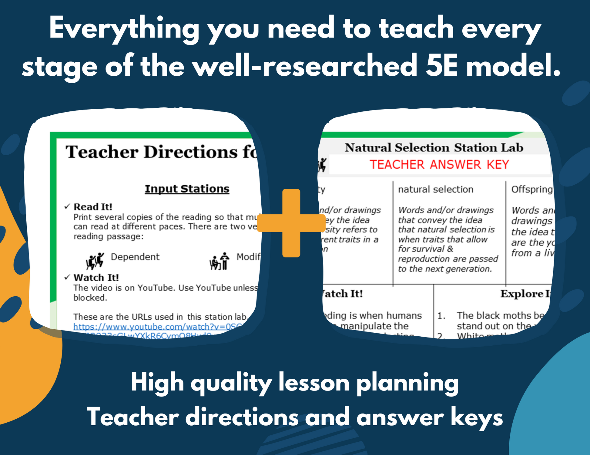 Natural Selection Complete Lesson Plan - MS