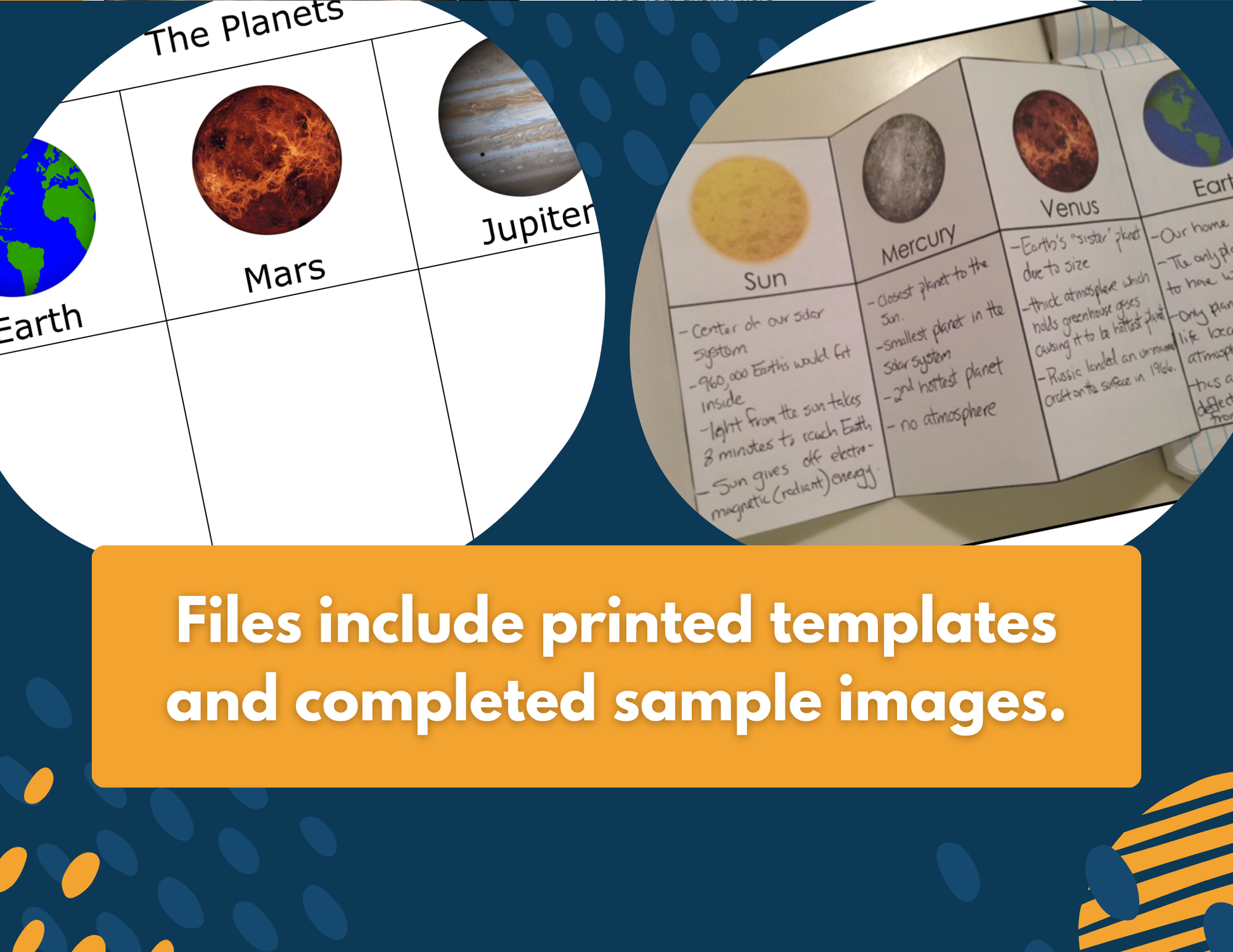 Space Interactive Notebook Pages - Digital & Print INB - MS 6-8