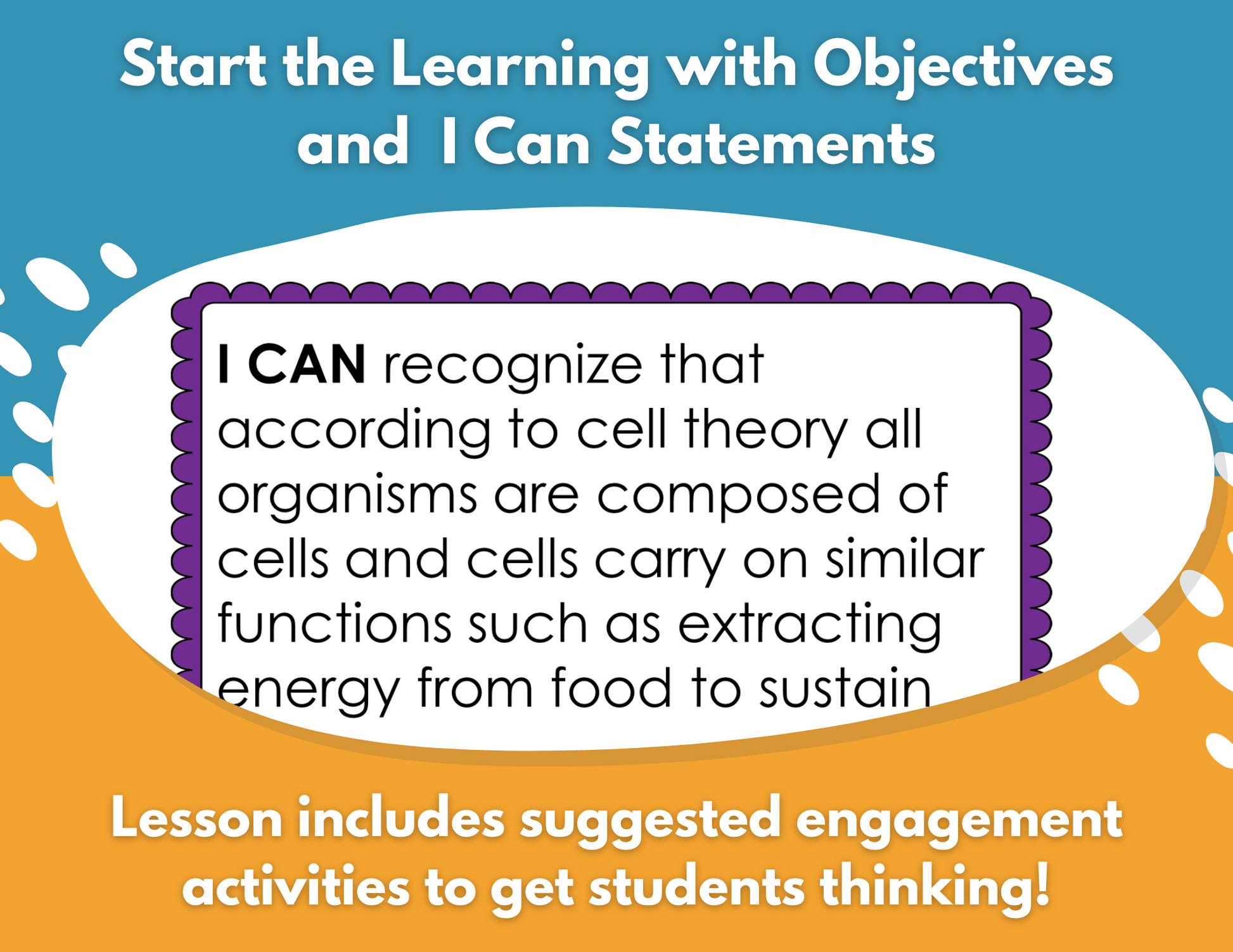 Cell Theory Complete Lesson Plan - MS