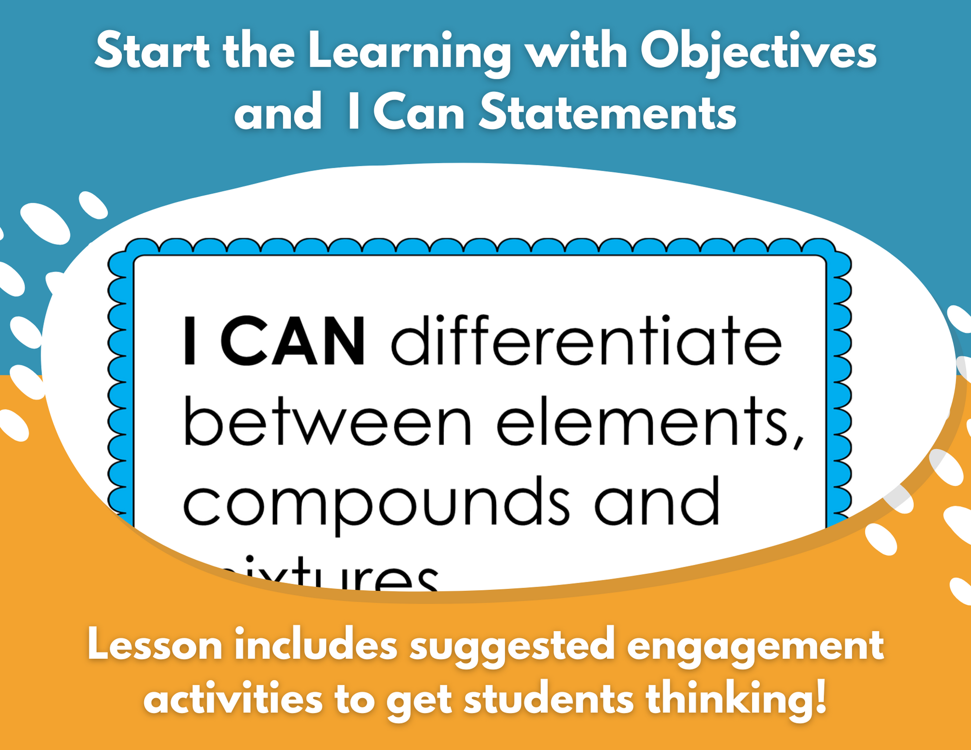 Elements, Compounds, & Mixtures Complete Lesson Plan - MS