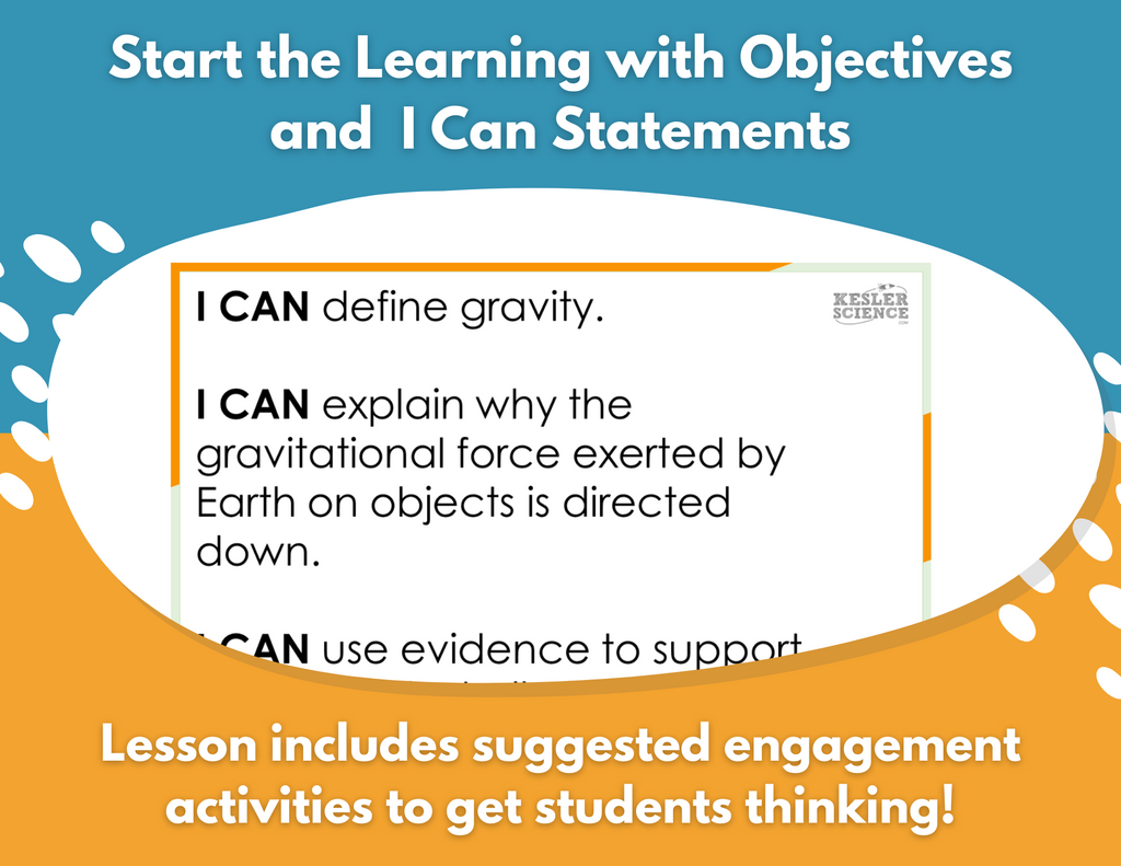 Gravitational Force - Complete Lesson Plan - 5th Grade